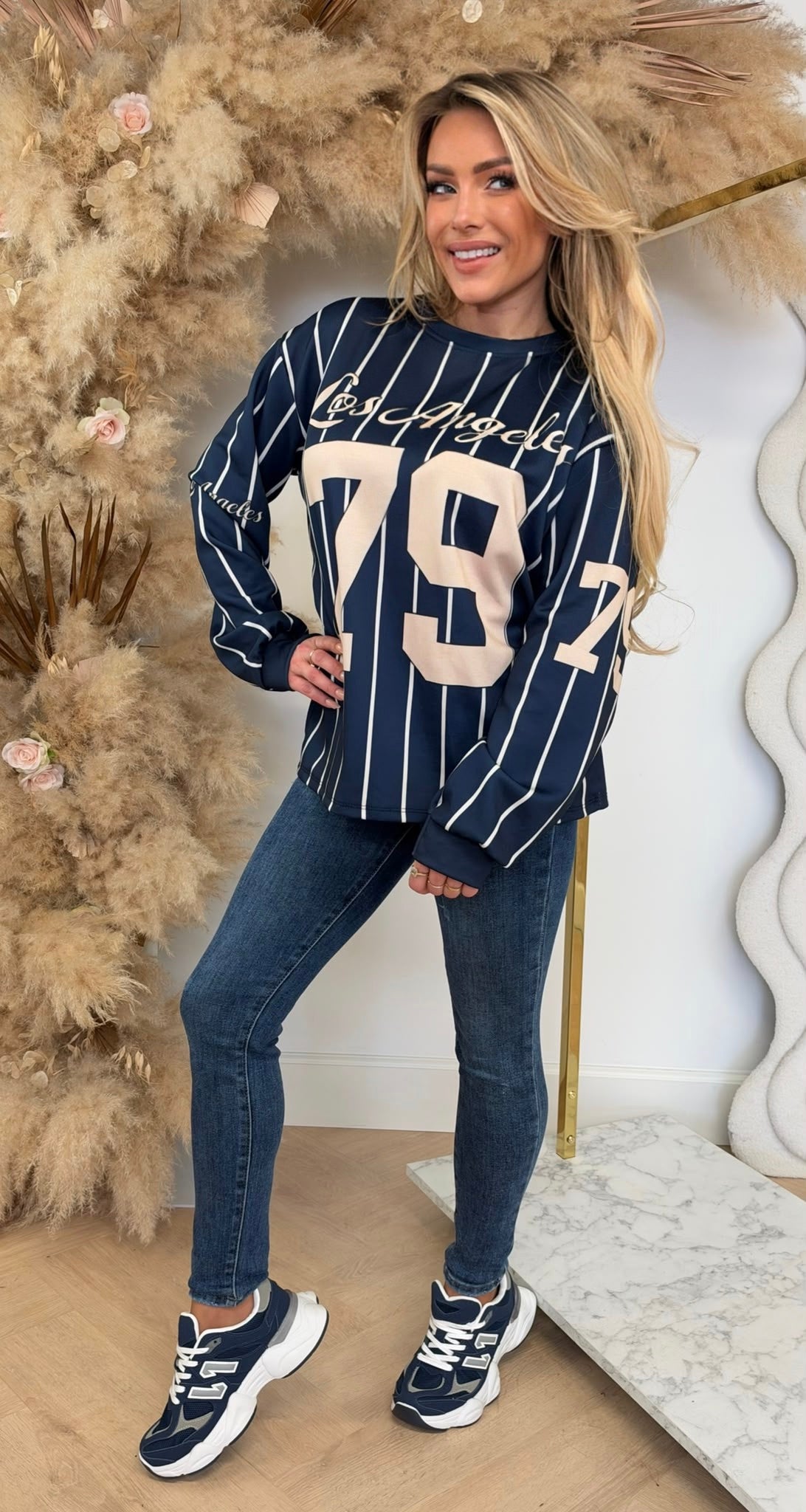BASEBALL LOS ANGELES SWEAT NAVY