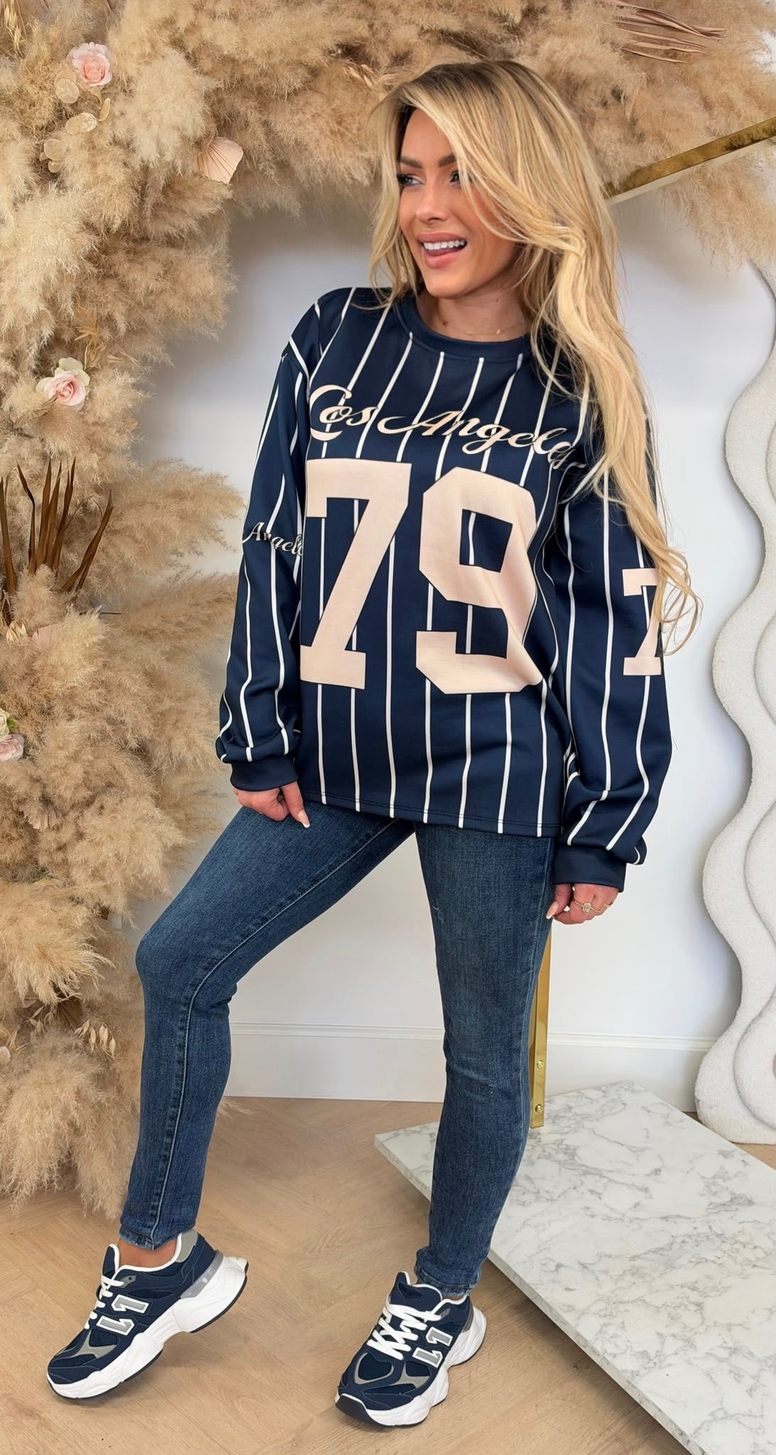 BASEBALL LOS ANGELES SWEAT NAVY