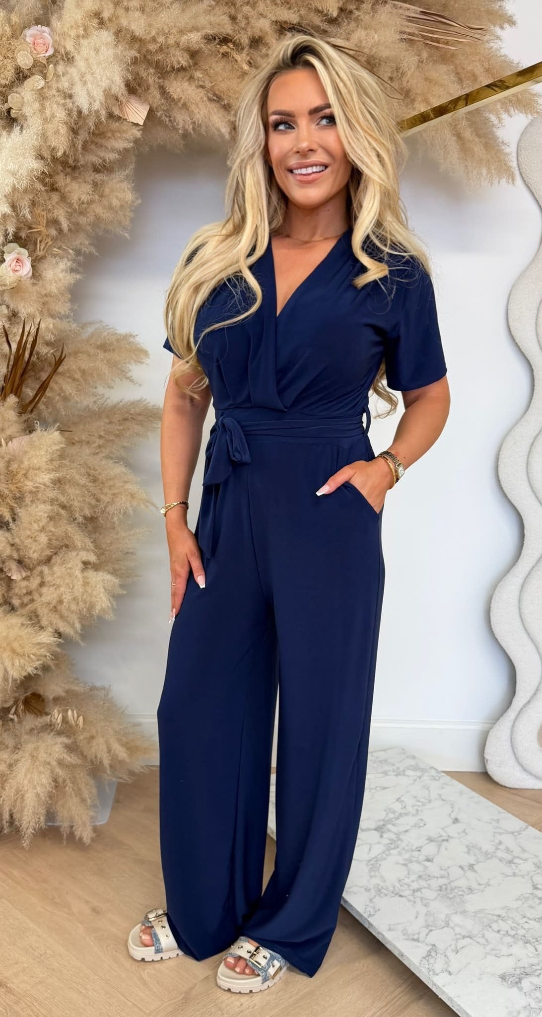 SUPER STRETCHY JUMPSUIT NAVY