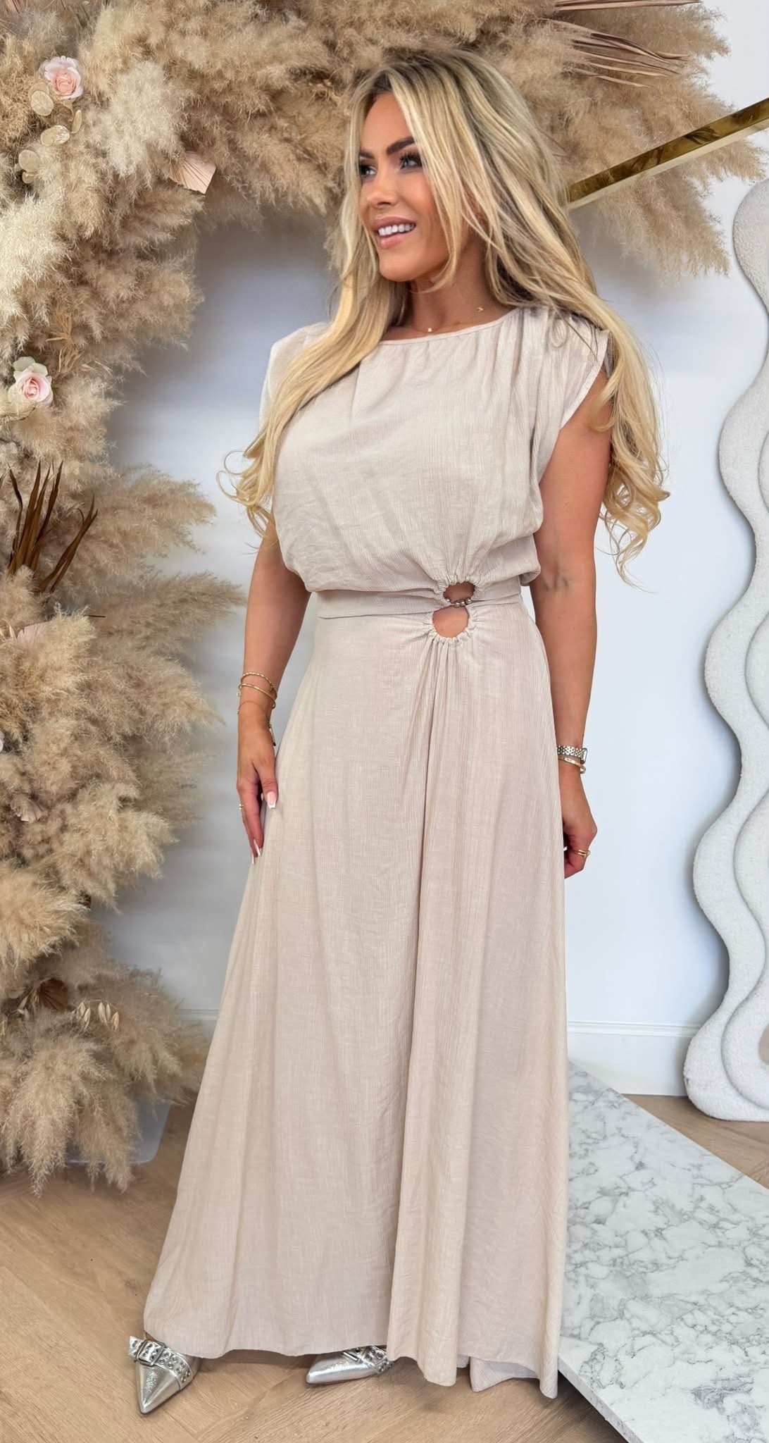 FEE DETAIL SET BEIGE