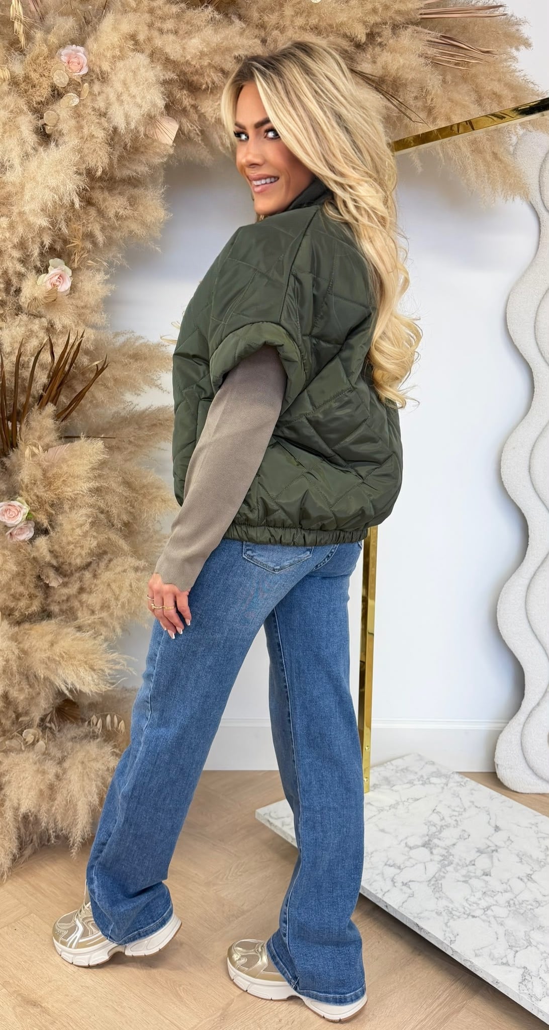 FASHION BODYWARMER ARMYGREEN