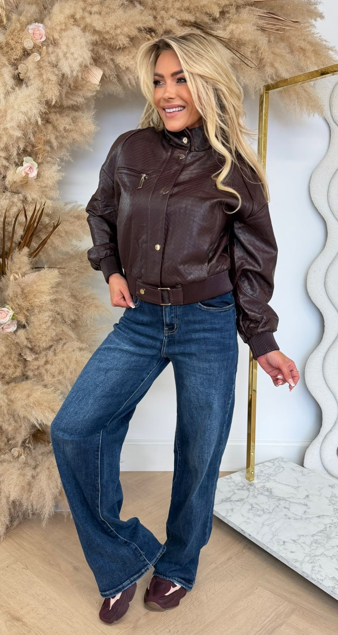 WOVEN LUXE JACKET 6287 BORDEAUX
