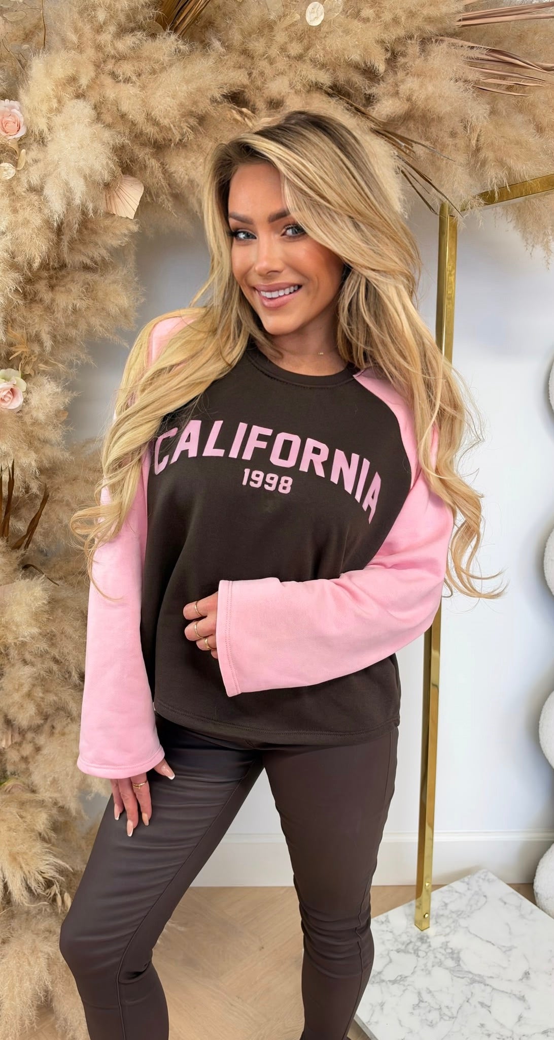 CALIFORNIA 1998 SWEAT PINK