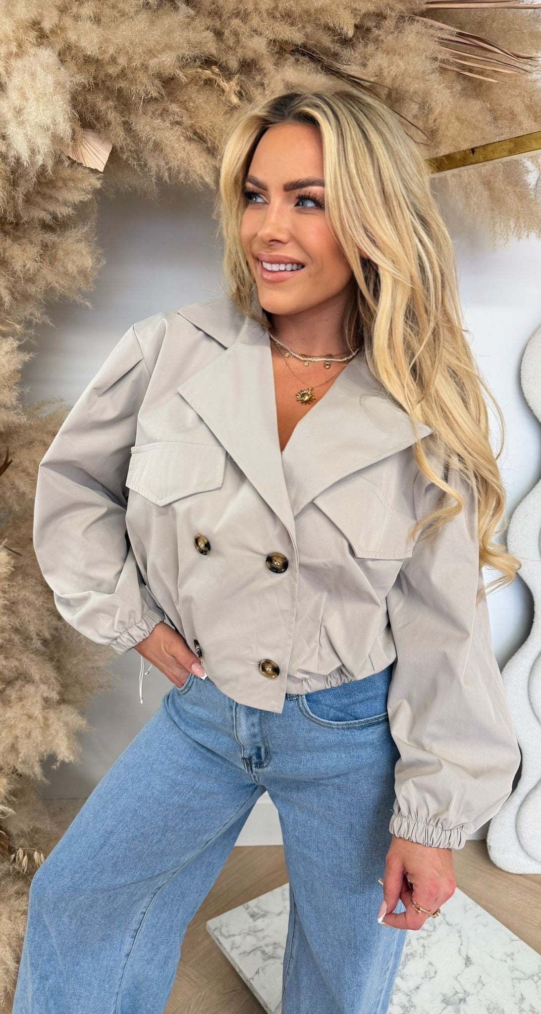 ZAAR MUSTHAVE JACKET BEIGE