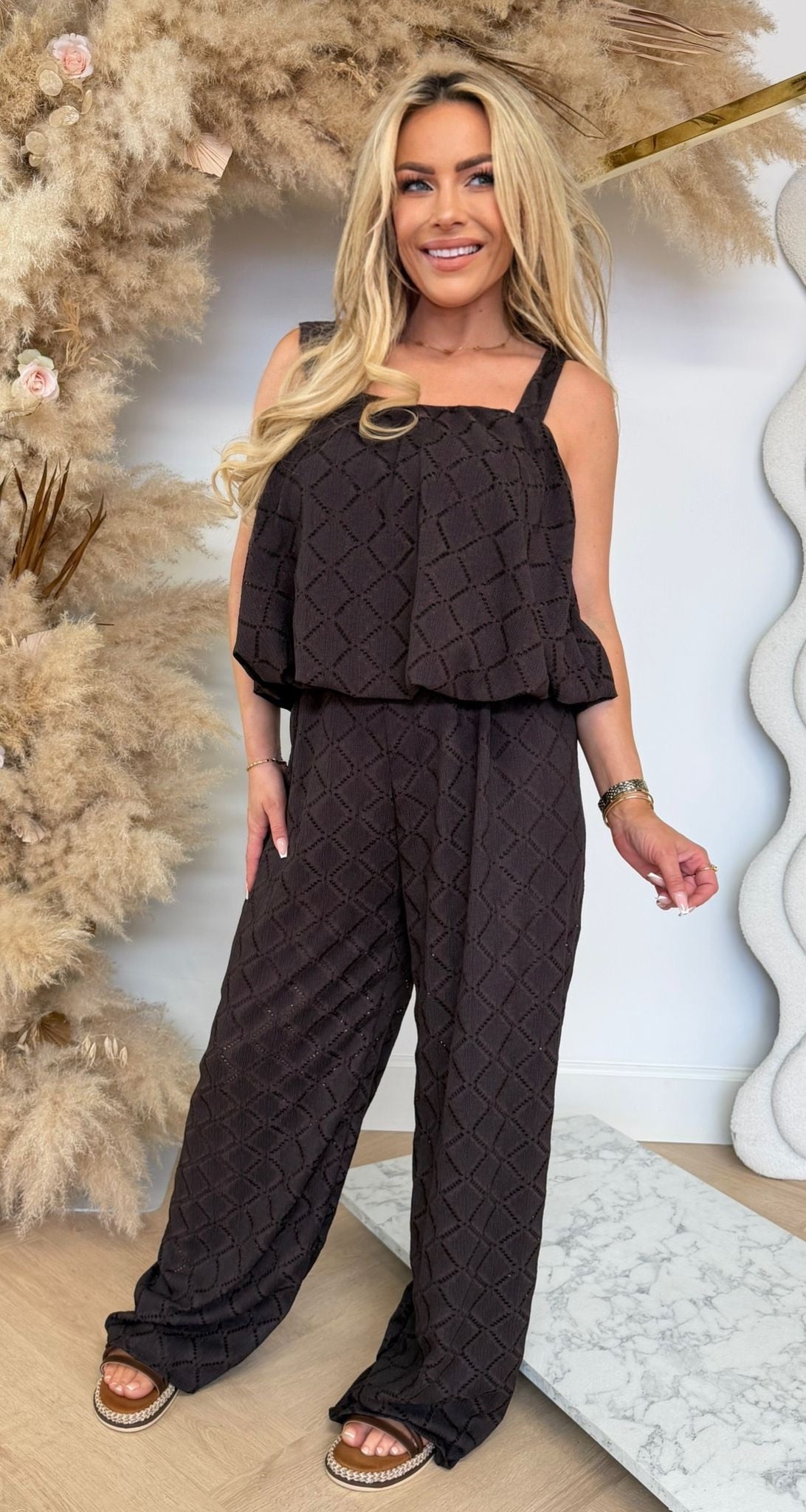 NOUK COMFY TWO PIECE SET CHOCO