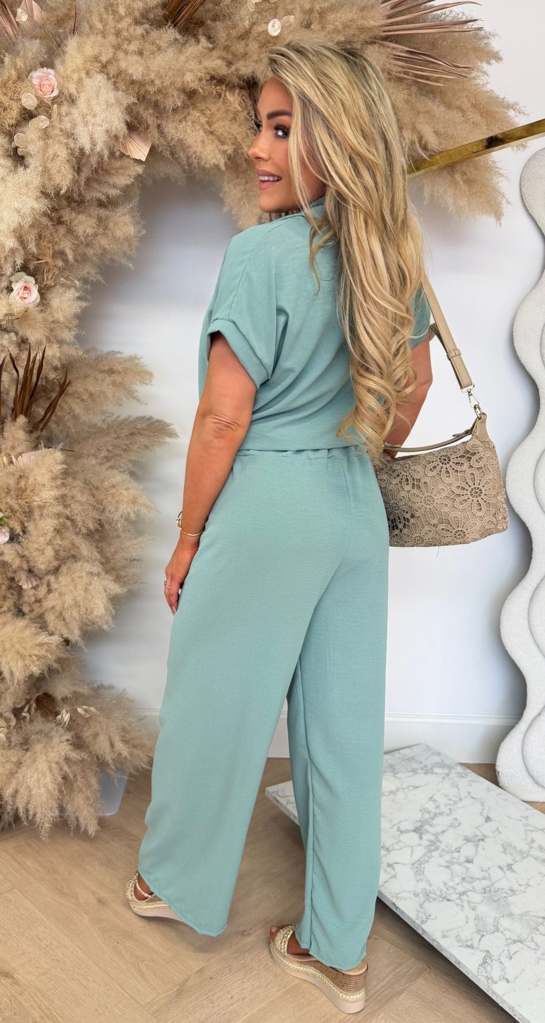 SIMPLE CLASSY CO-ORD SET ESMARALD