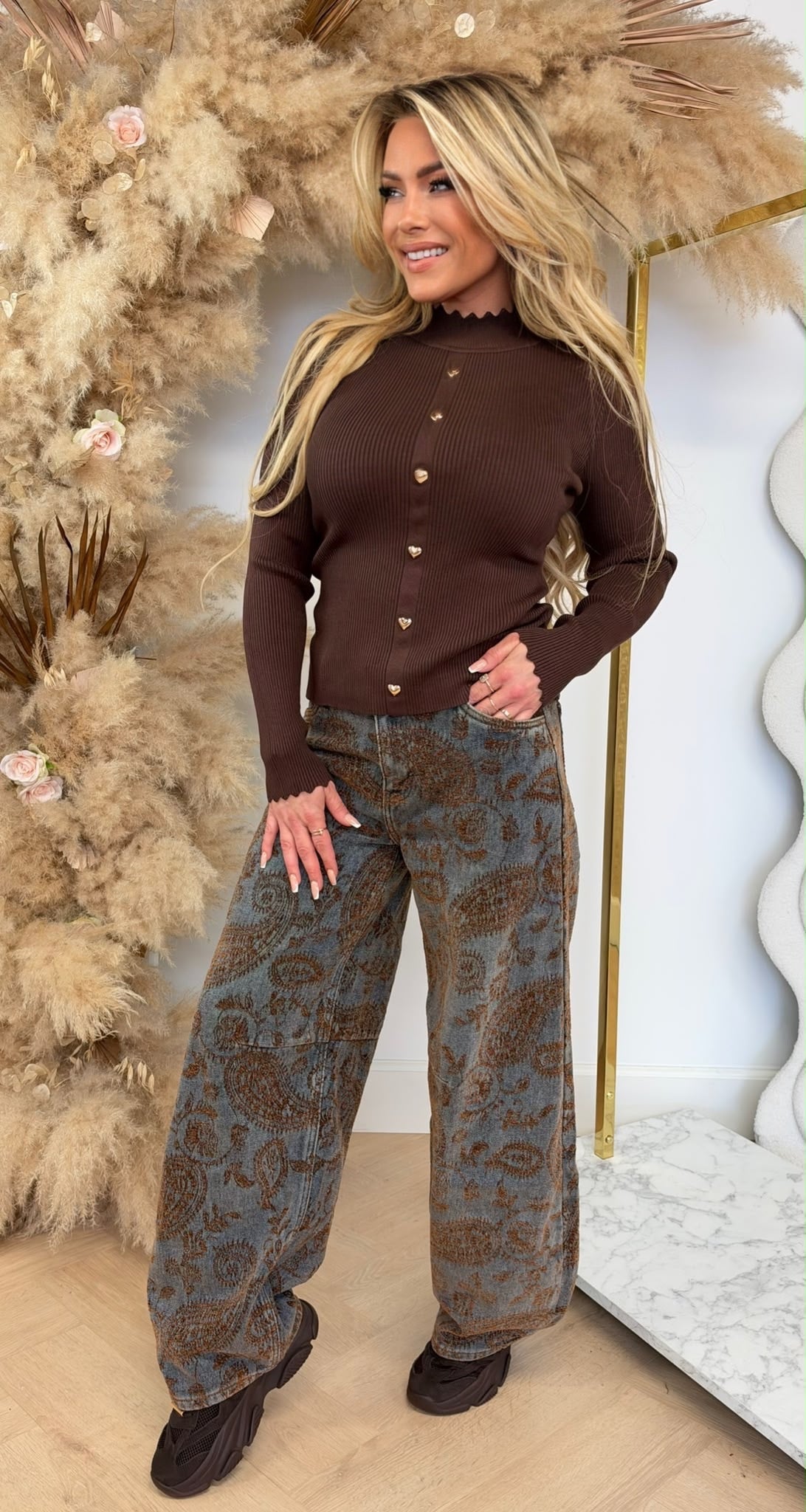 DARLING RIB TOPJE 5588 CHOCO