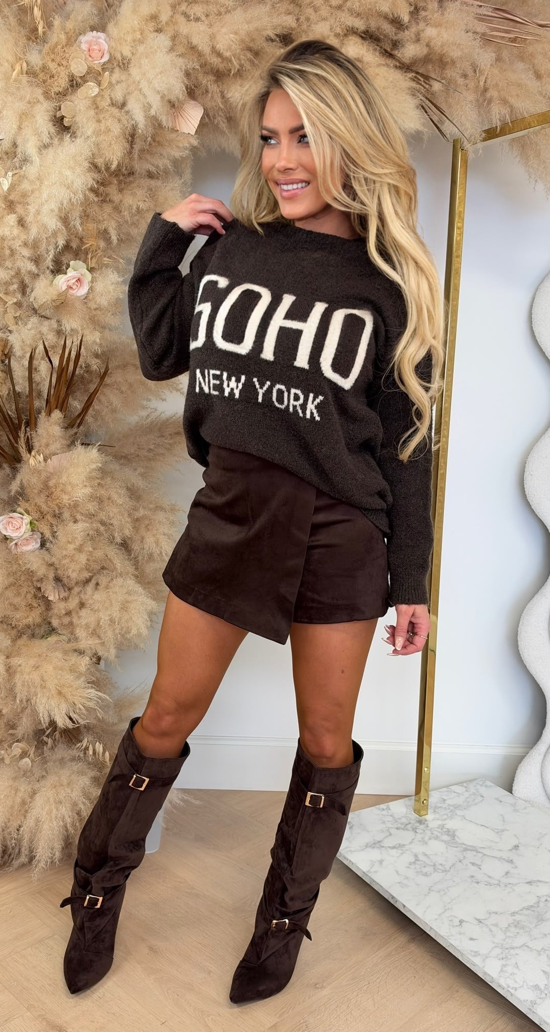 NEW SOHO SOFT SWEAT CHOCO