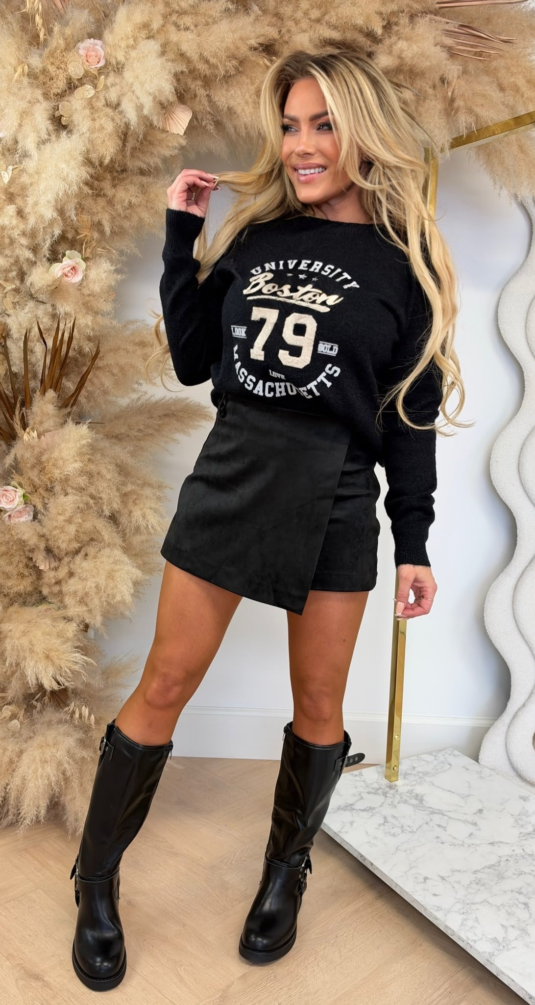 BOSTON 79 SWEAT BLACK