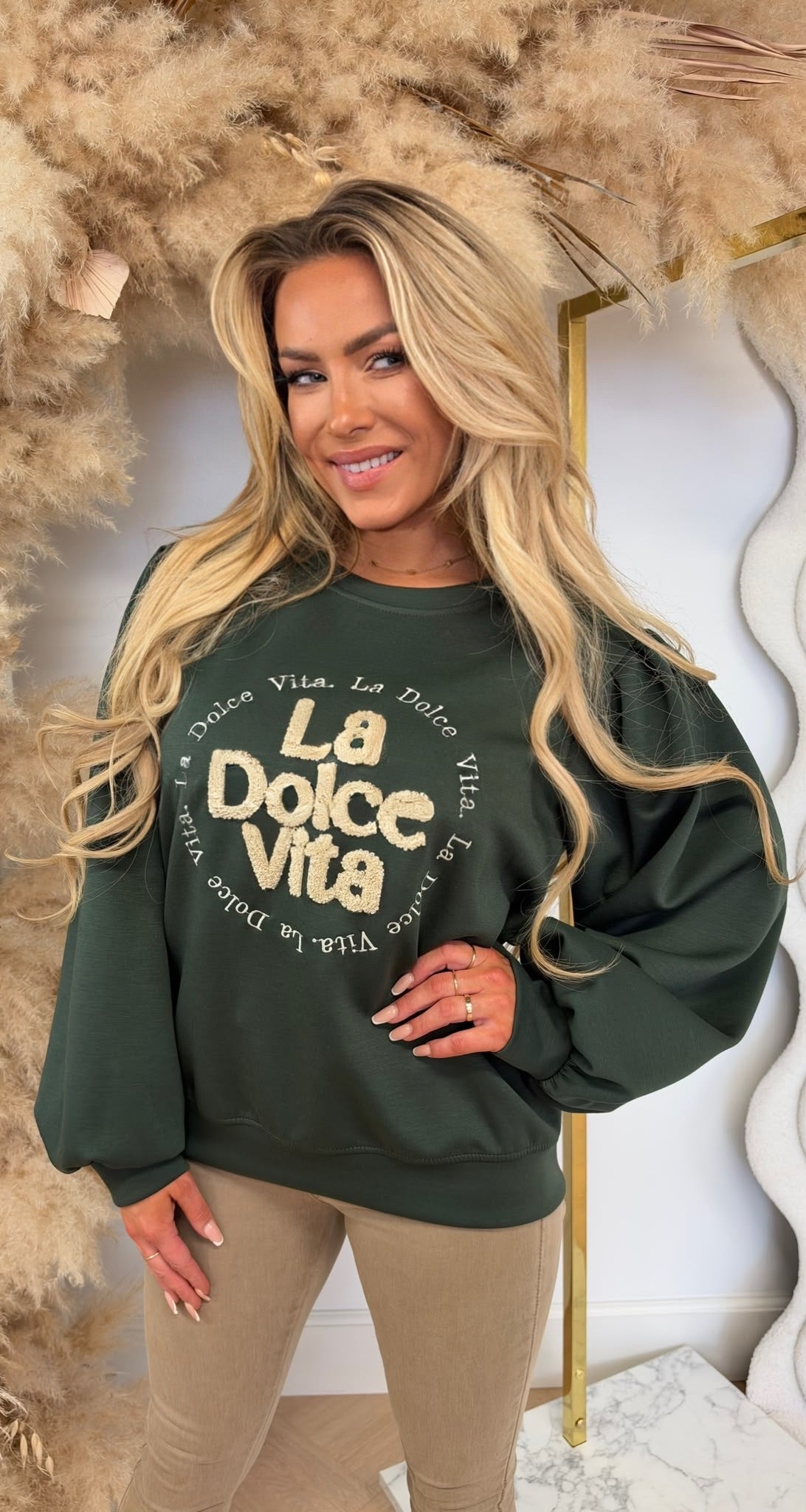 LA DOLCE VITA SWEAT GREEN
