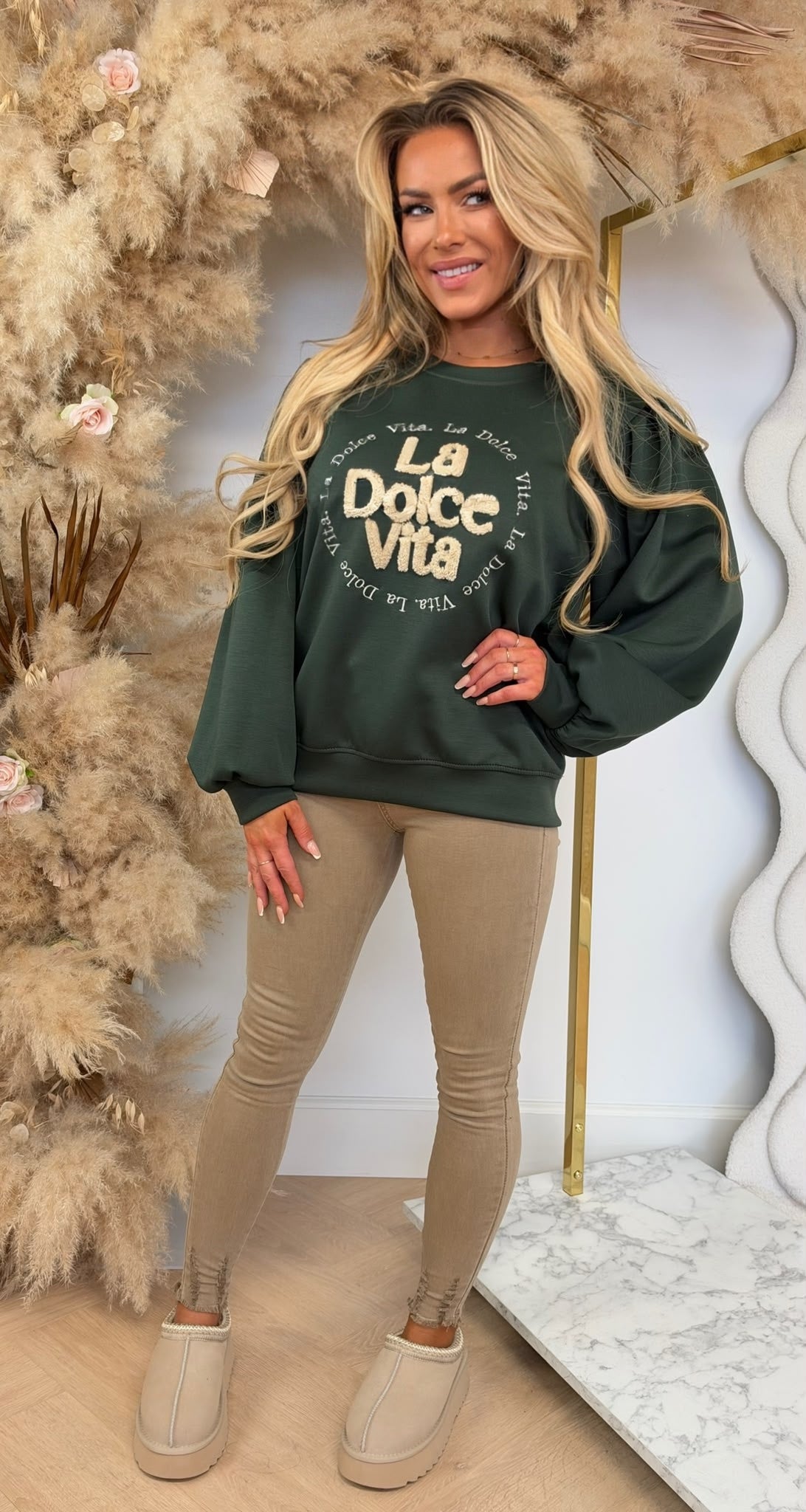 LA DOLCE VITA SWEAT GREEN