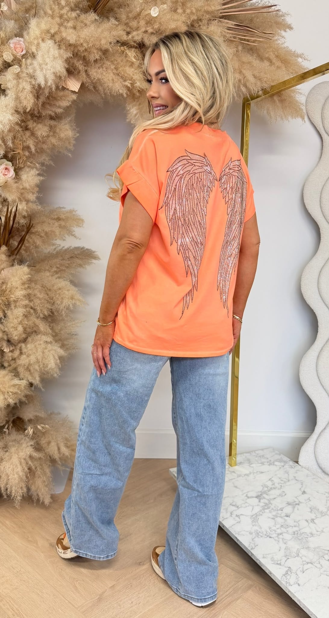 ANGEL WING TEE 8131 NEONORANGE