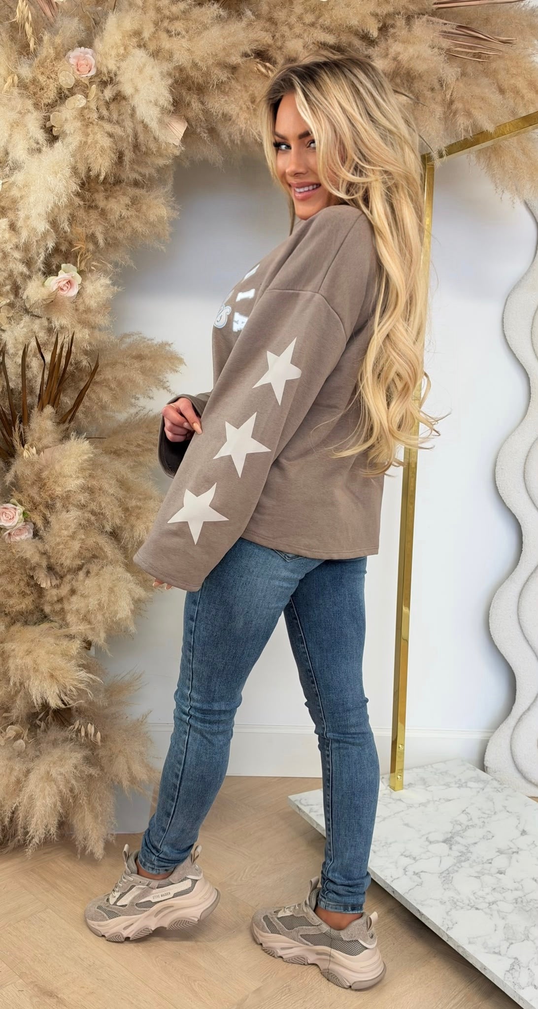 EMELY STAR LONGSLEEVE TAUPE