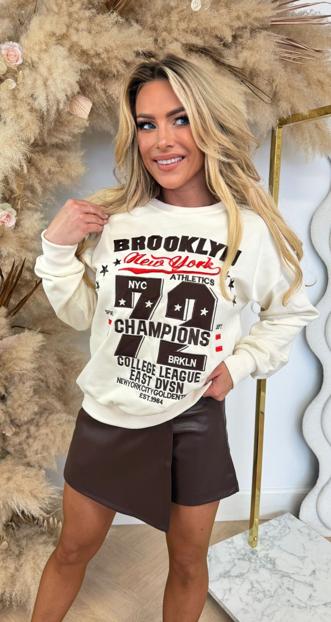 STAR BROOKLYN SWEAT 8011645 BEIGE