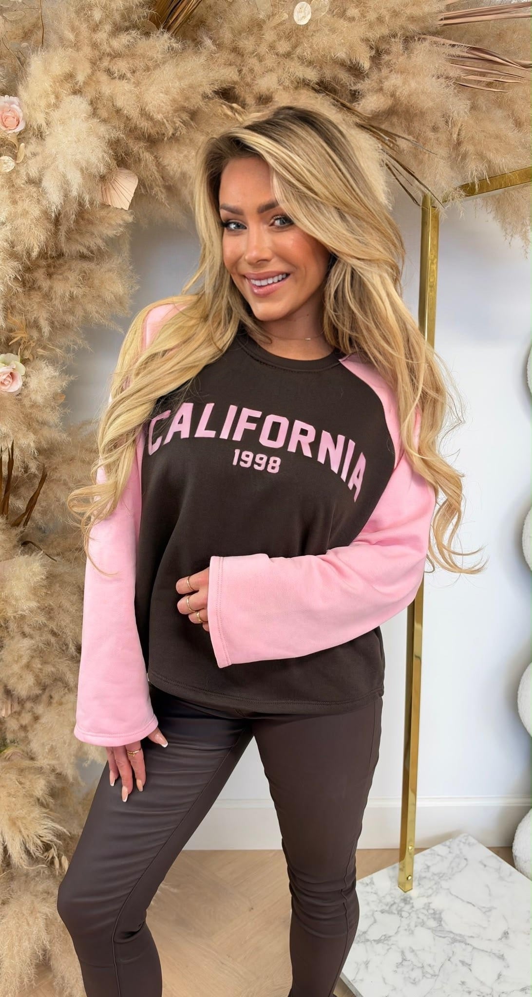CALIFORNIA 1998 SWEAT PINK
