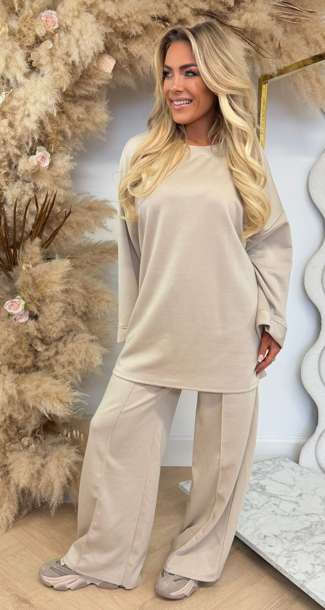 DJOEKE COMFY 2 PIECE SET BEIGE