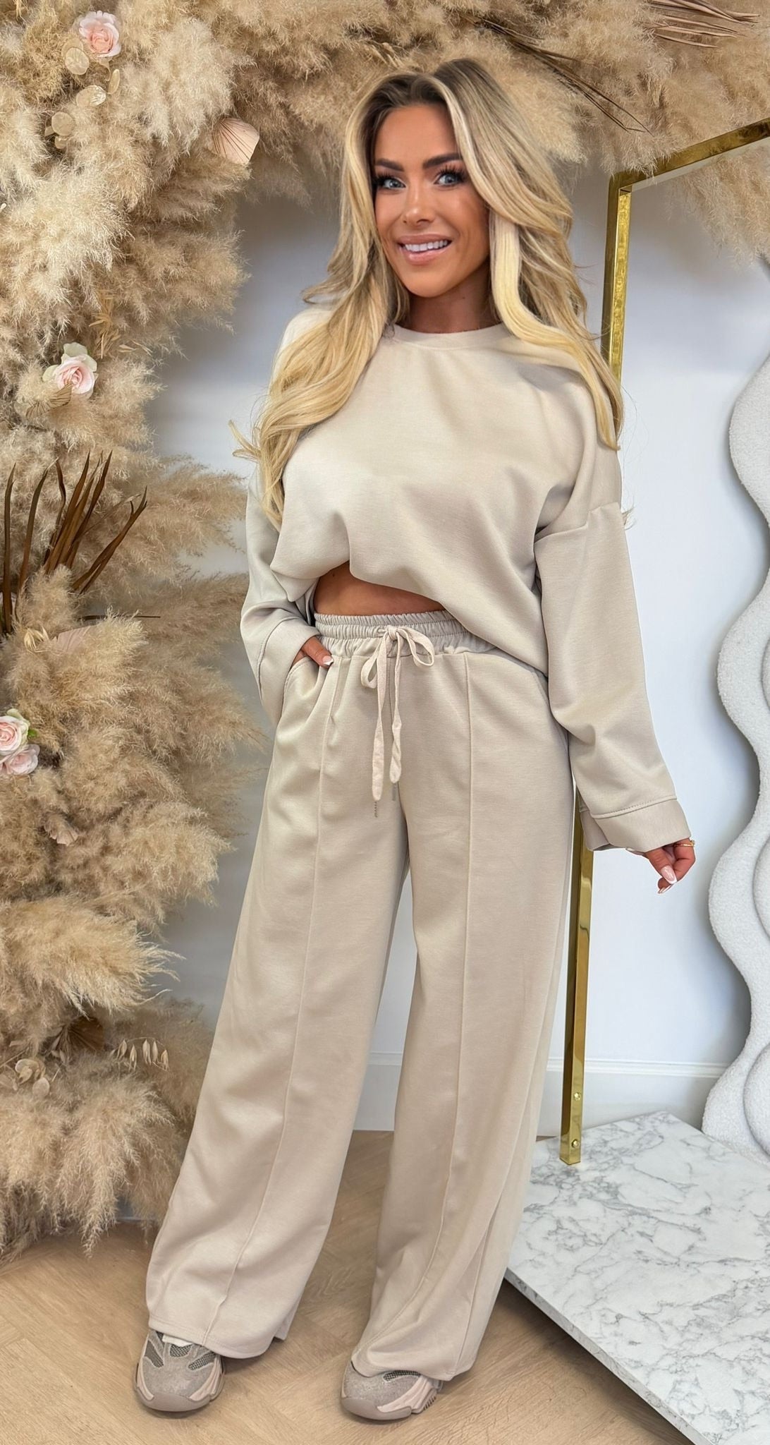 DJOEKE COMFY 2 PIECE SET BEIGE