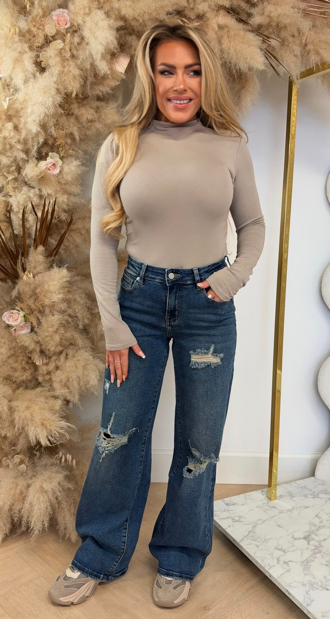 TURTLE BASIC STRETCH TOP 2038 TAUPE