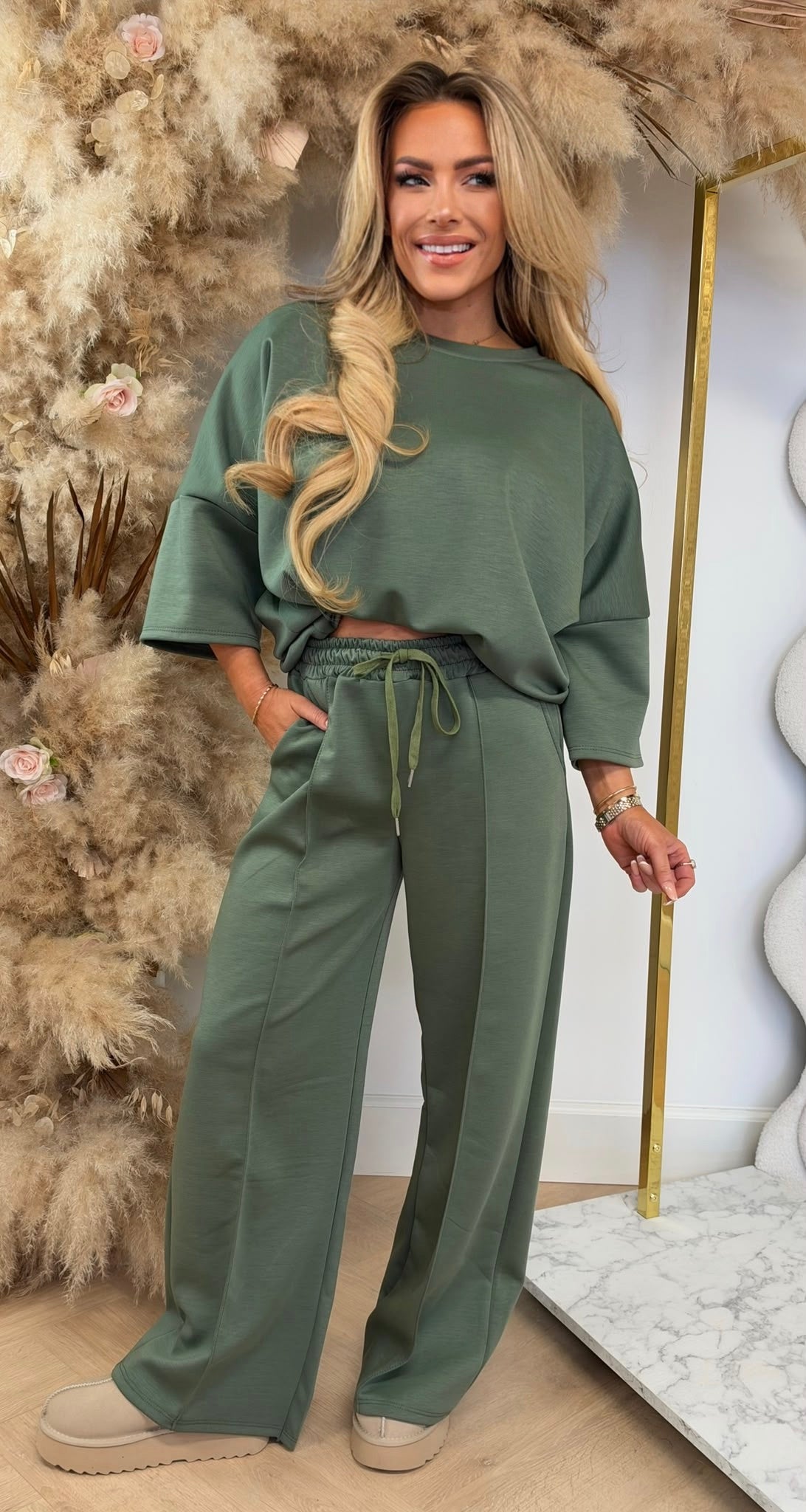 SARAH ZWEITEILIGES SET DUNKELBLAU