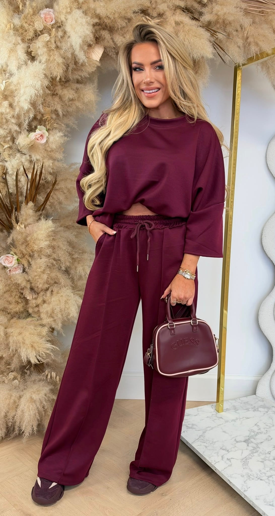 SARAH ZWEITEILIGES SET DUNKELBLAU