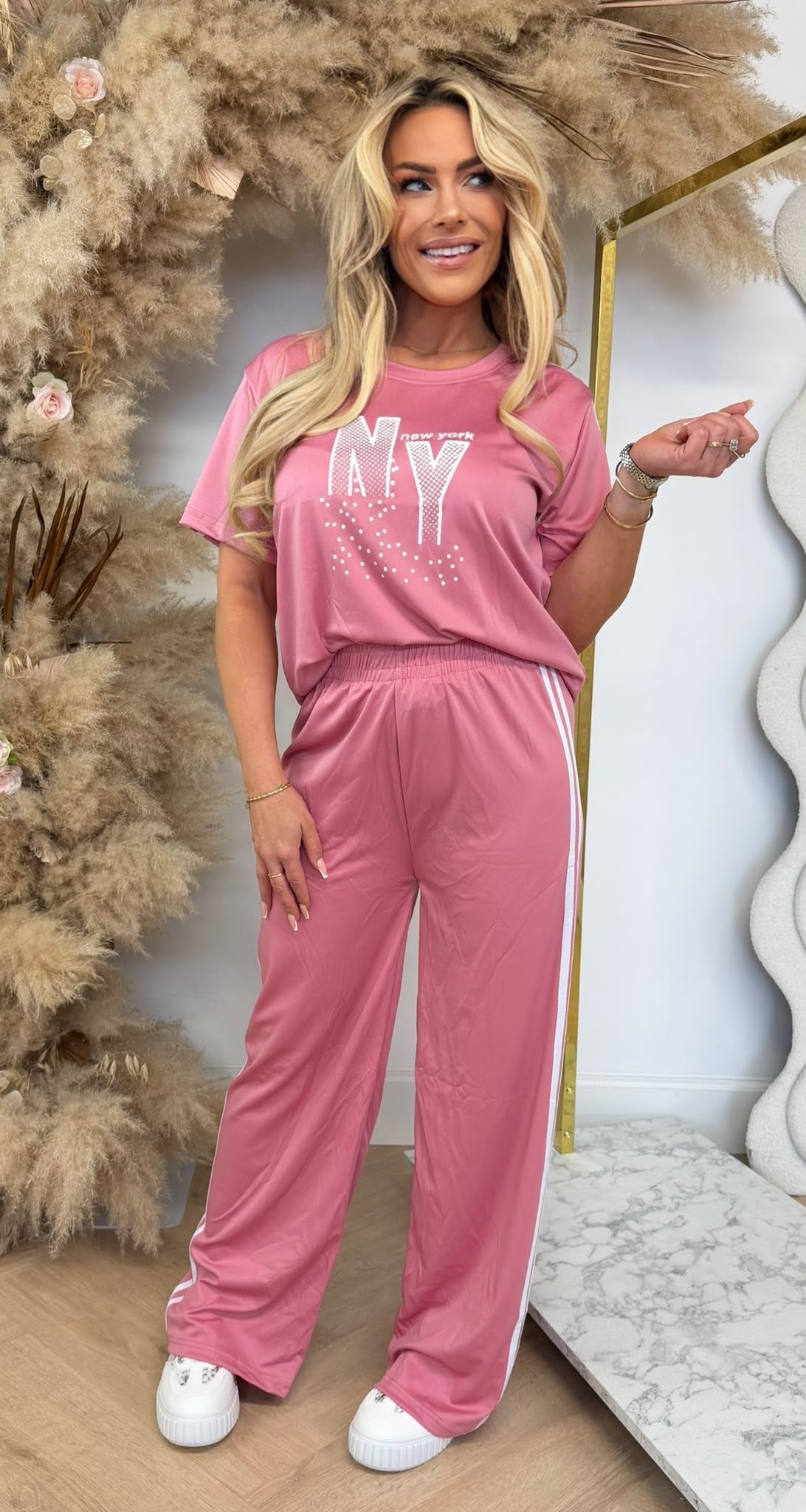 SPORTY NY TWO PIECE 818 PINK