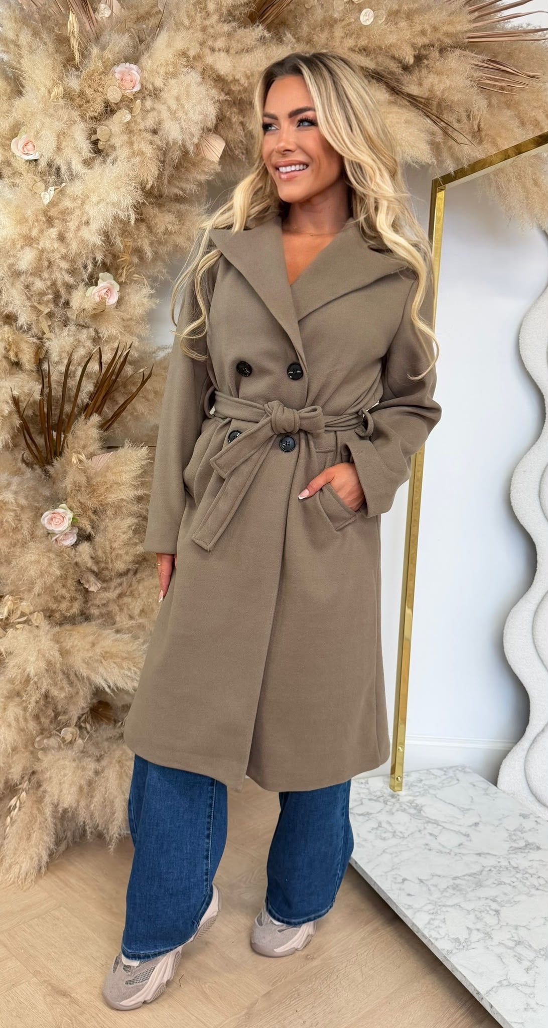 NEW TRENCH COAT TAUPE