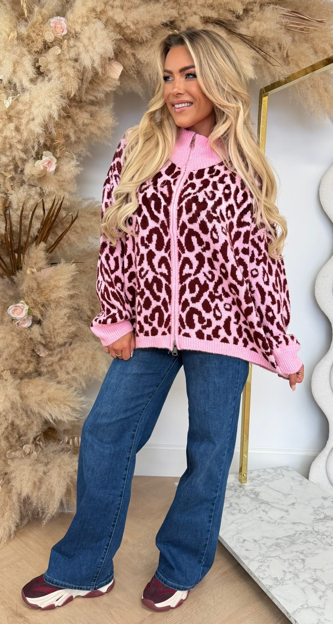STUDIO LEO VEST PINK