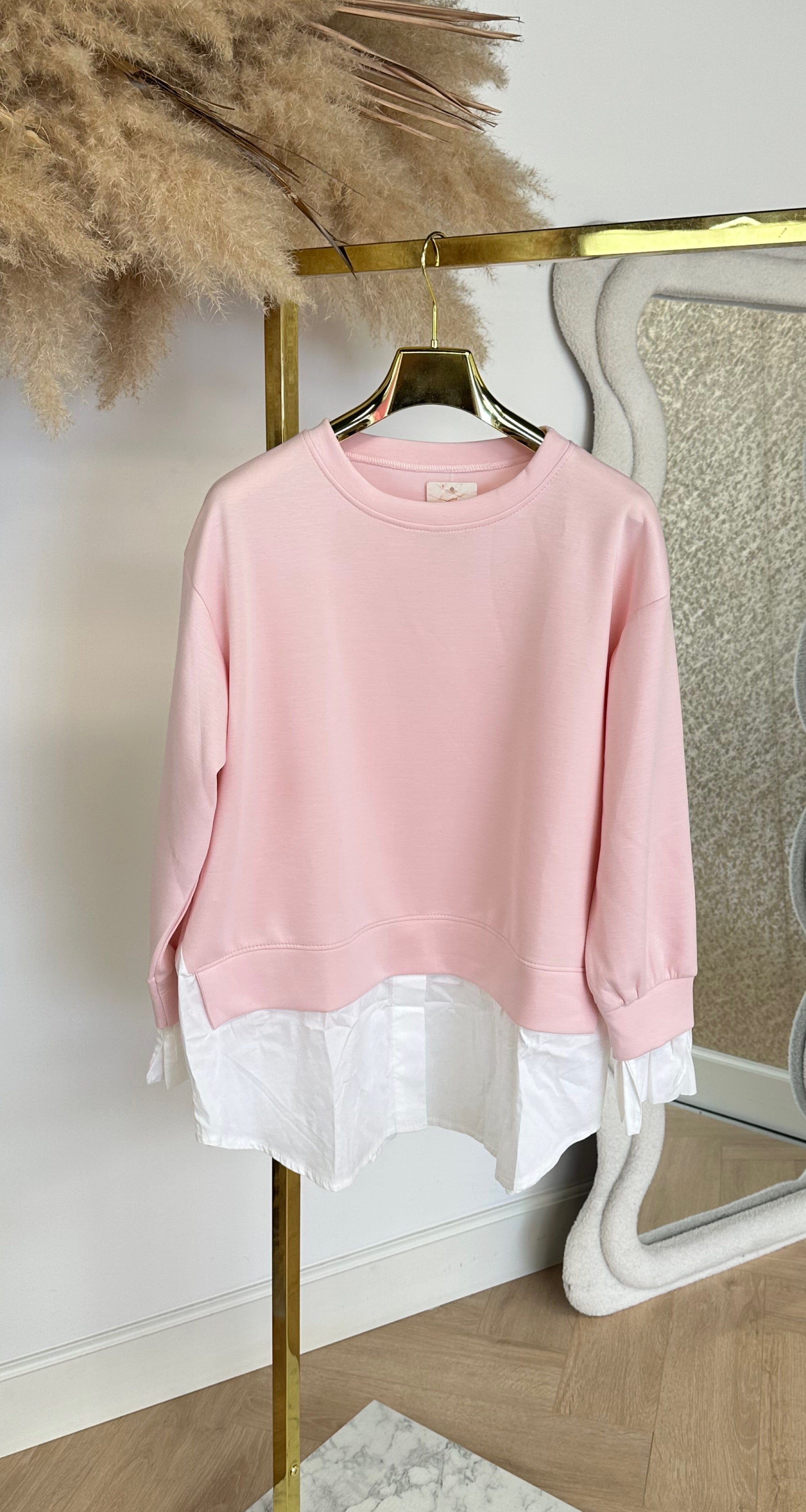 SWEATER BLOUSE PINK