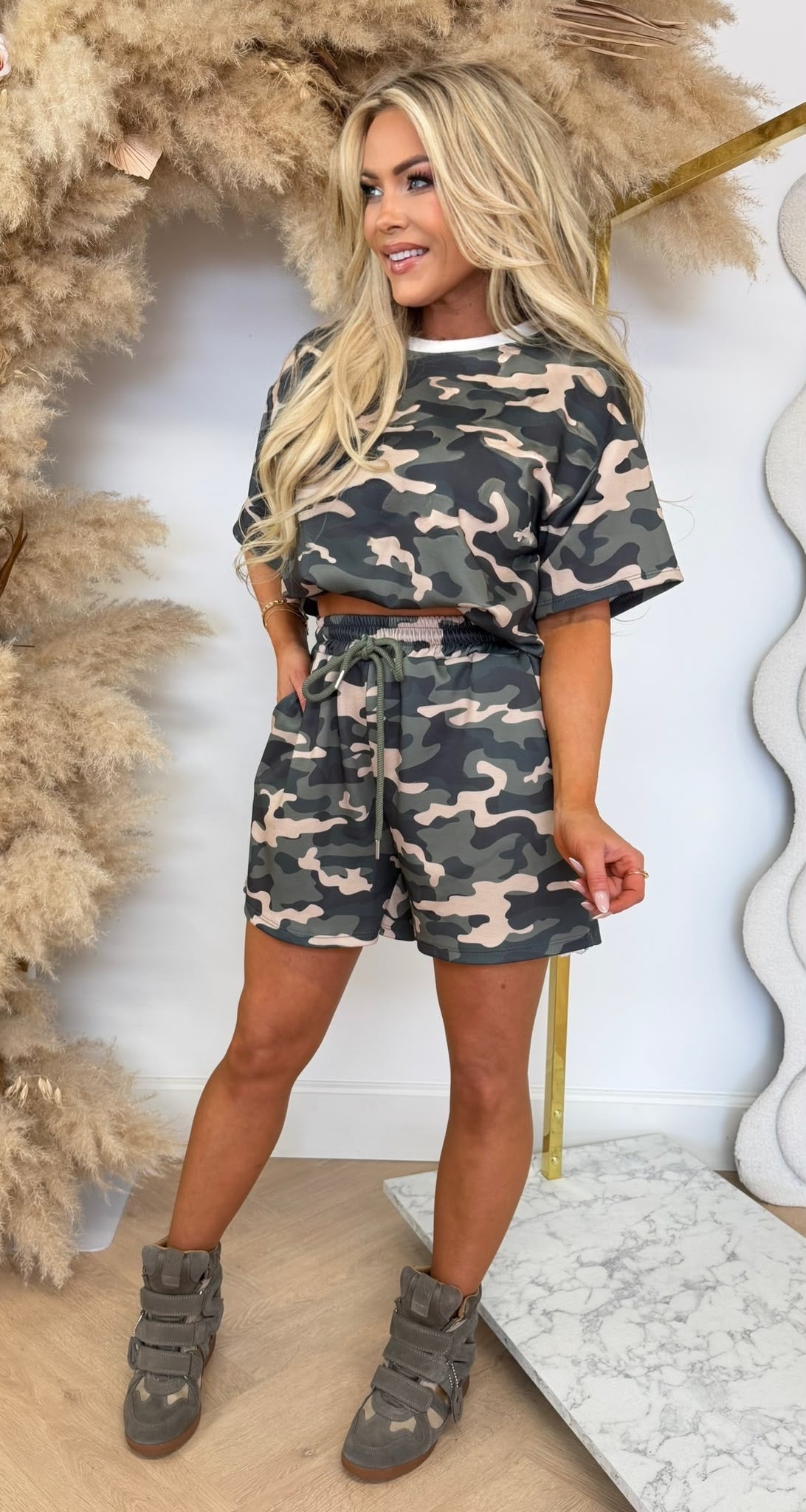 TYLER CAMO LOOSE FIT SET GREEN