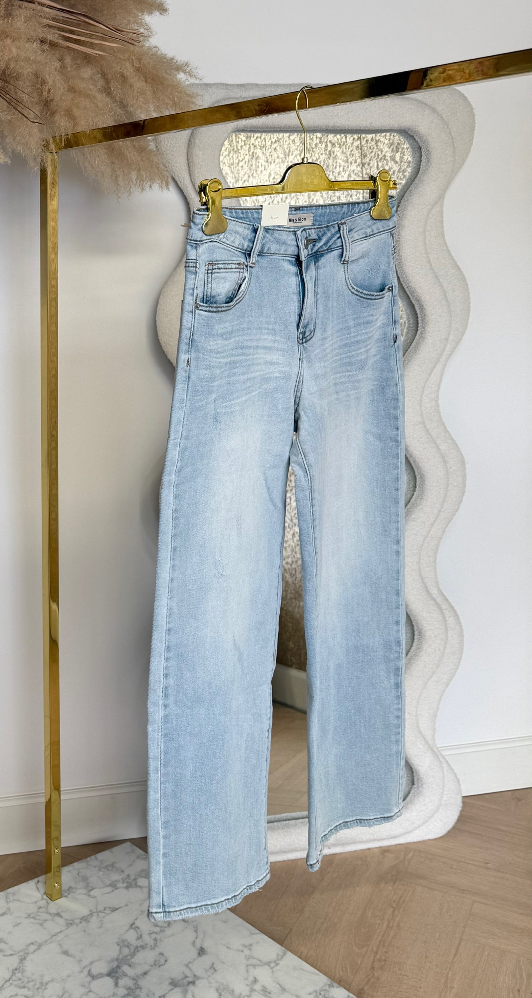 WIDE LEG SUMMER WASHING JEANS 3062 LIGHTDENIM