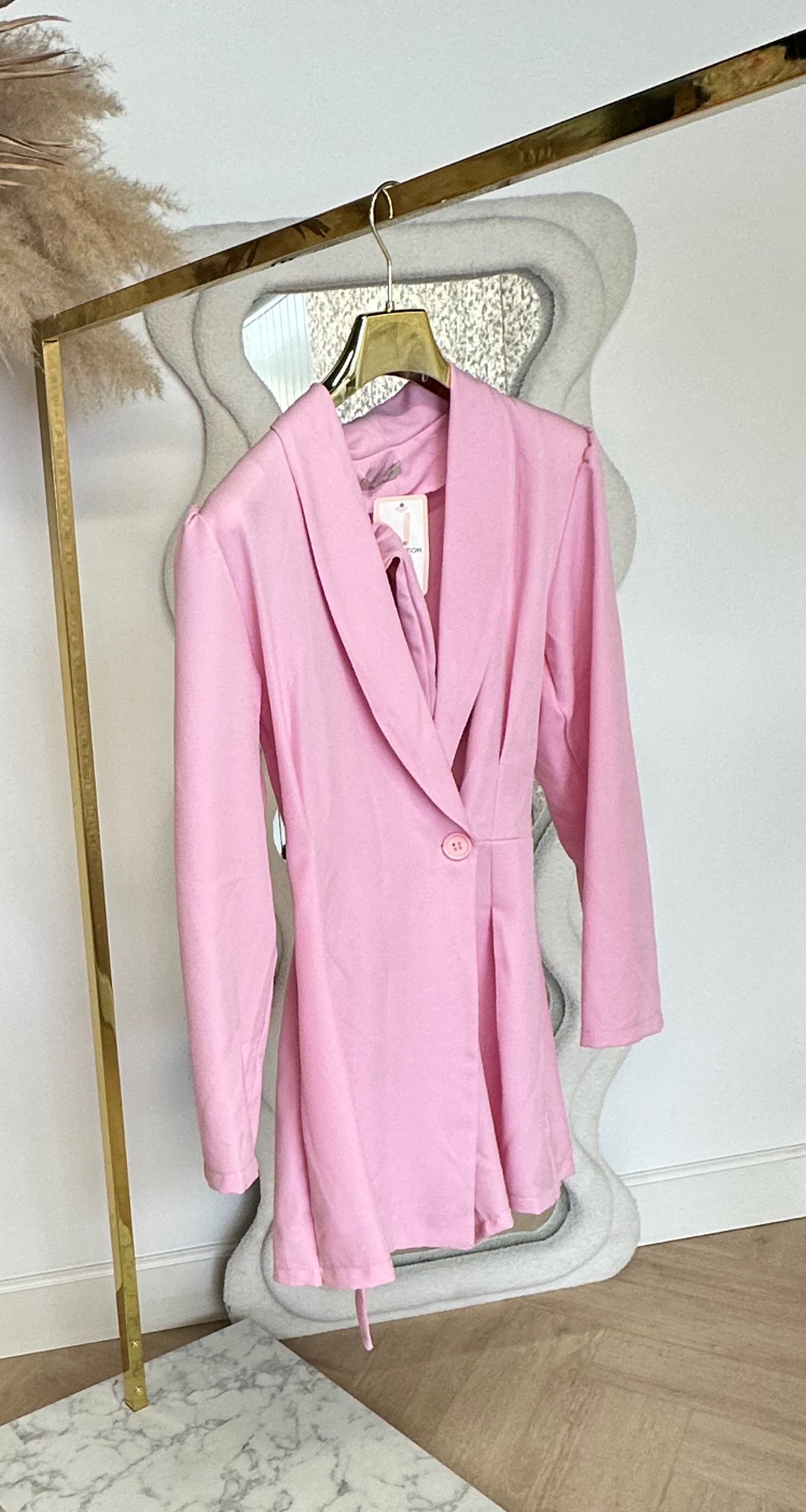 PERFECT BASIC PLAYSUIT PINK