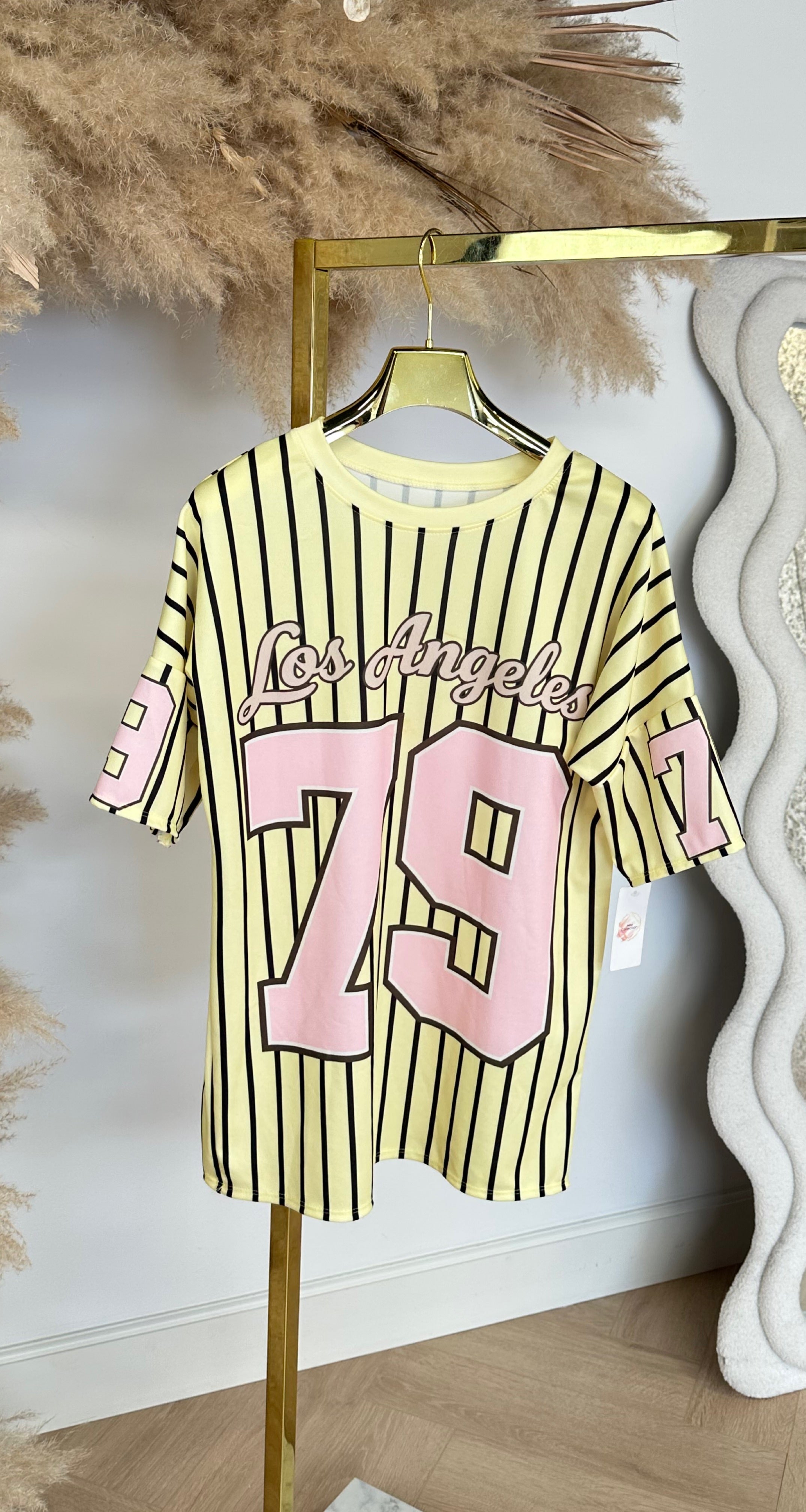 BASY STRIPE SHIRT YELLOW