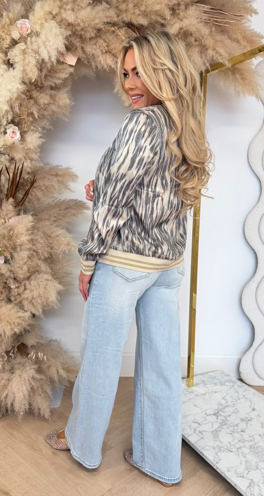 SHINY VESTJE 198740-4 BEIGE