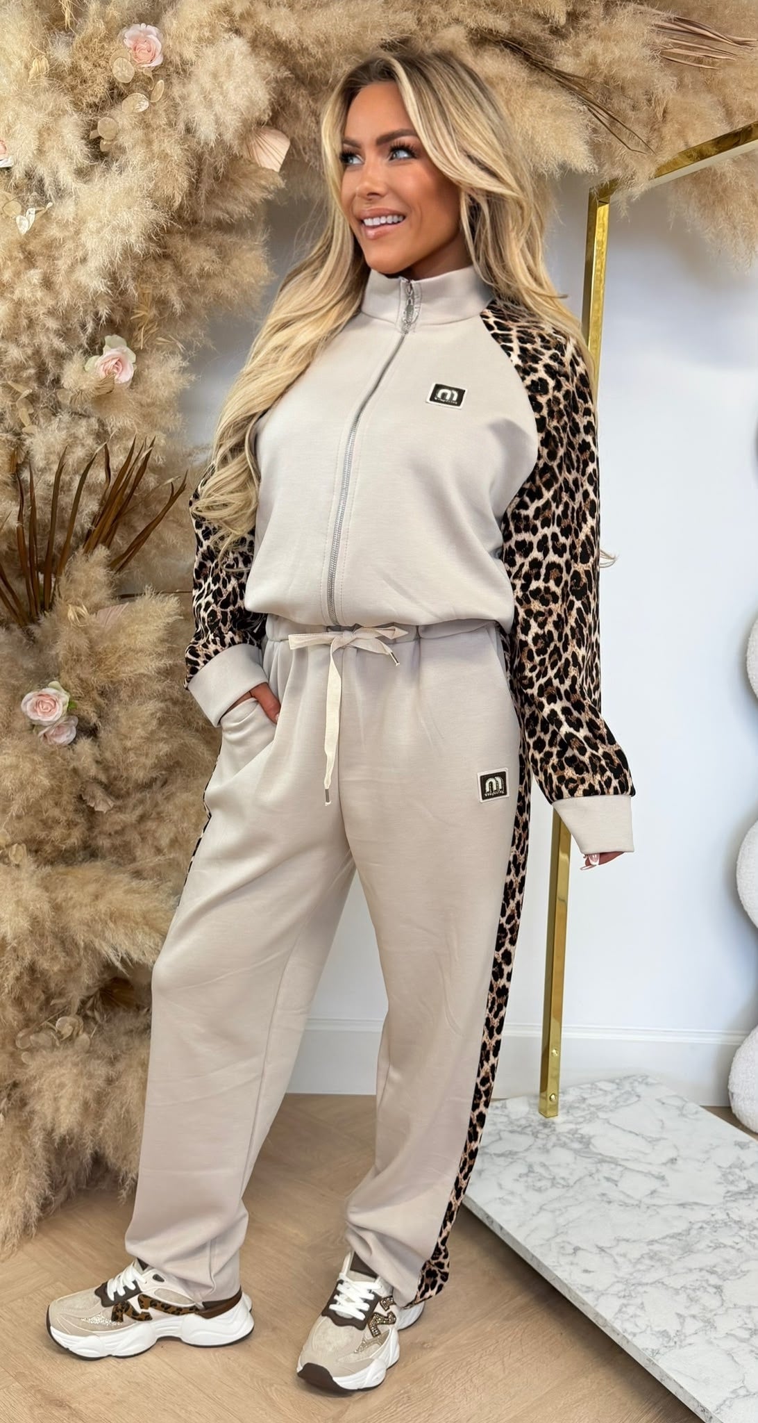 MONICA LEO SET BEIGE