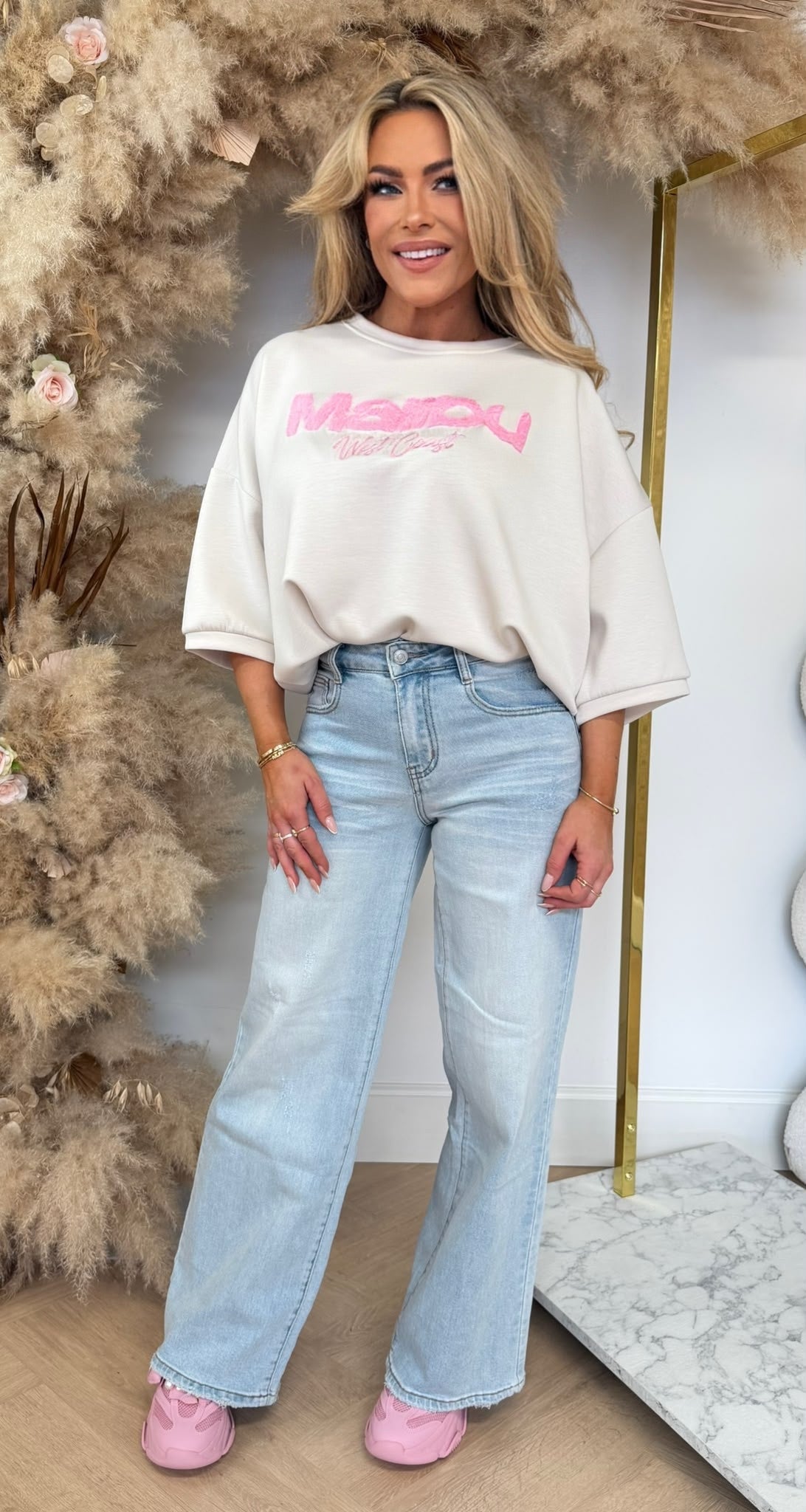 WEST COAST MALIBU TEE BEIGE