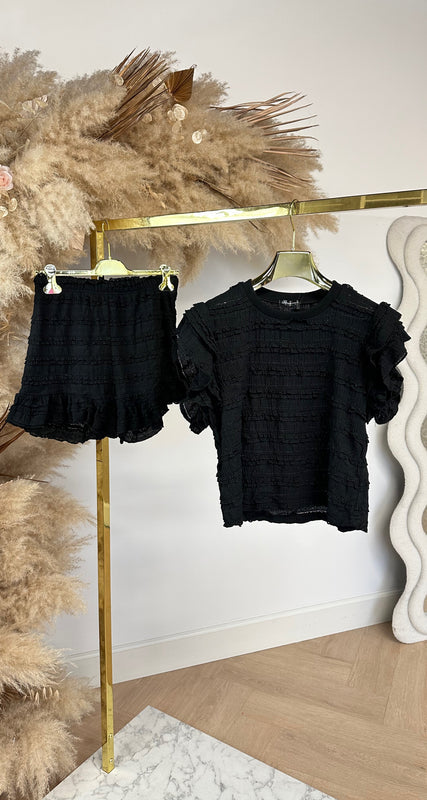 VENES RUFFLY SET 2126 BLACK