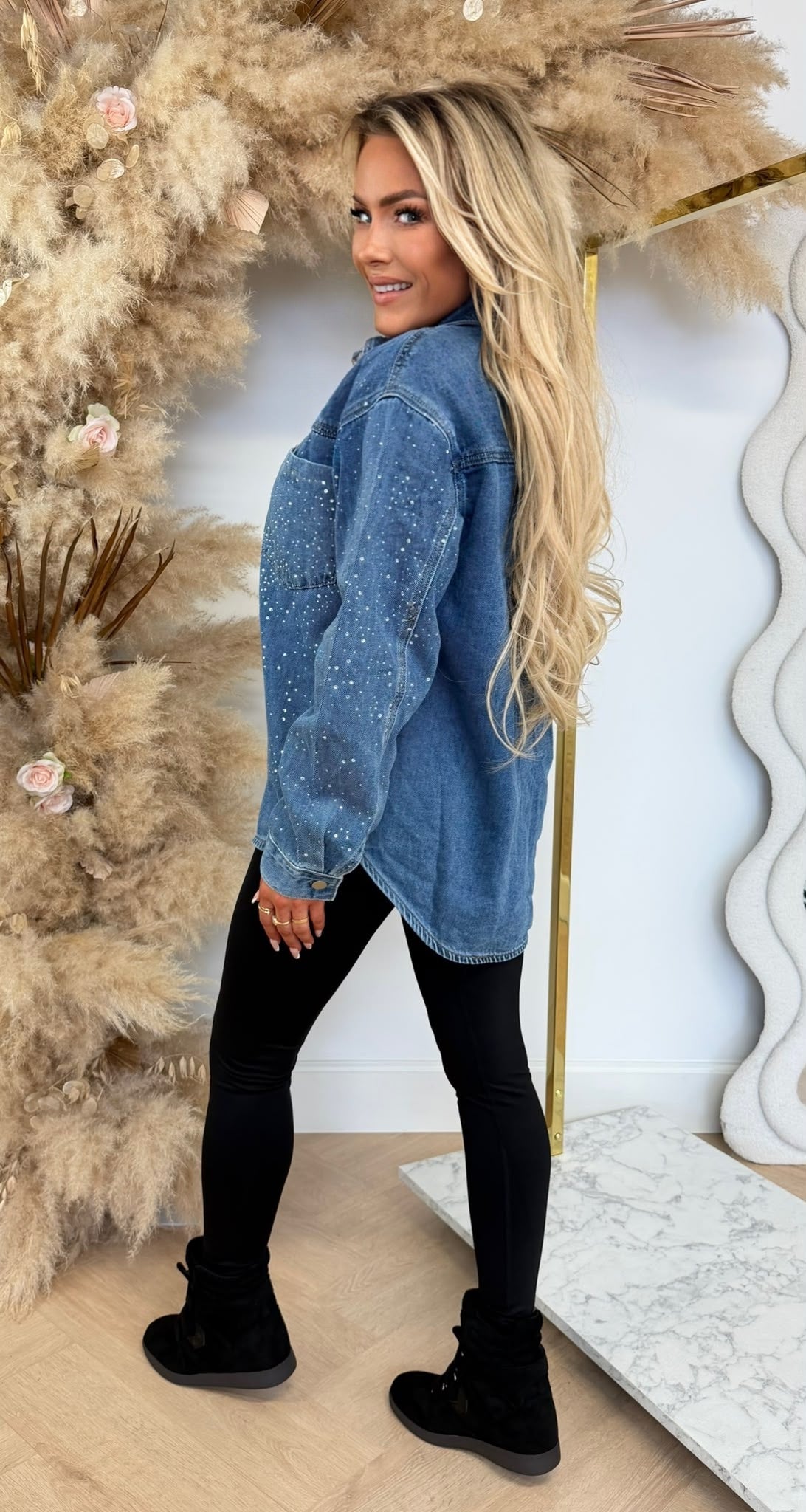 MISS SPARKLE BLOUSE 1205 BLUE