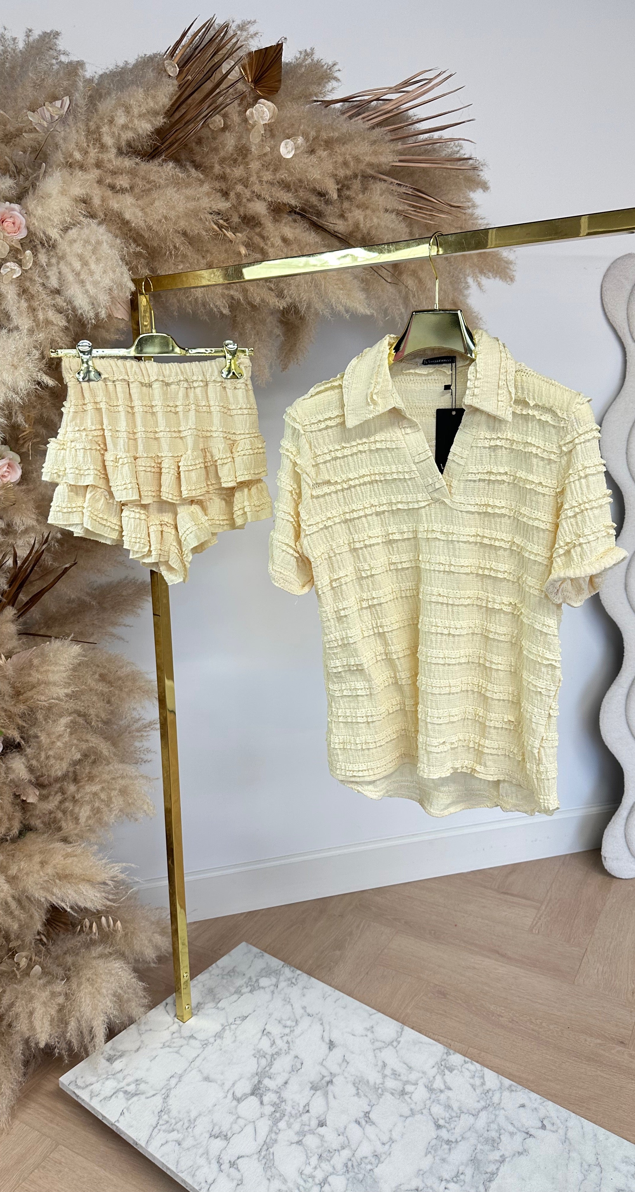 RUFFLE SETJE 2076 YELLOW