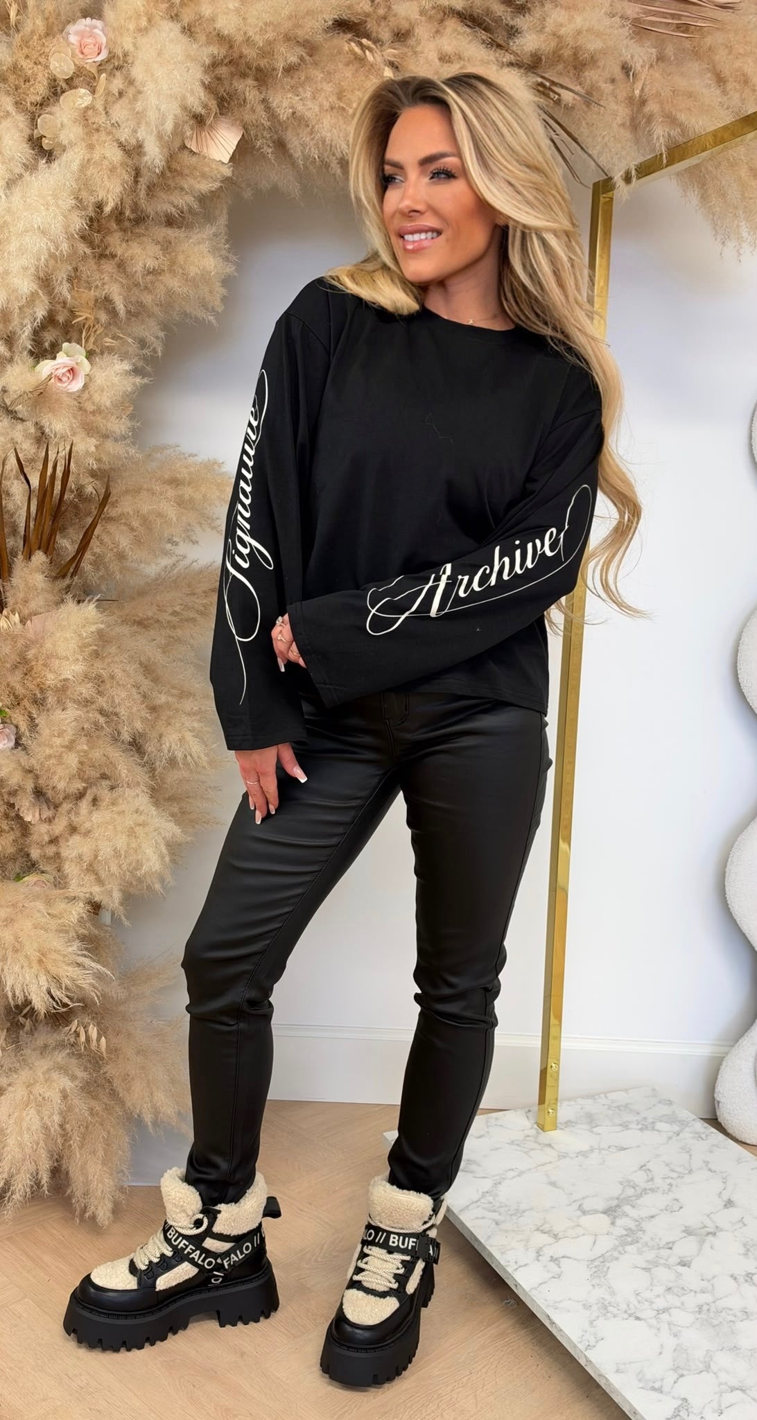SIGNATURE LONGSLEEVE 312 BLACK