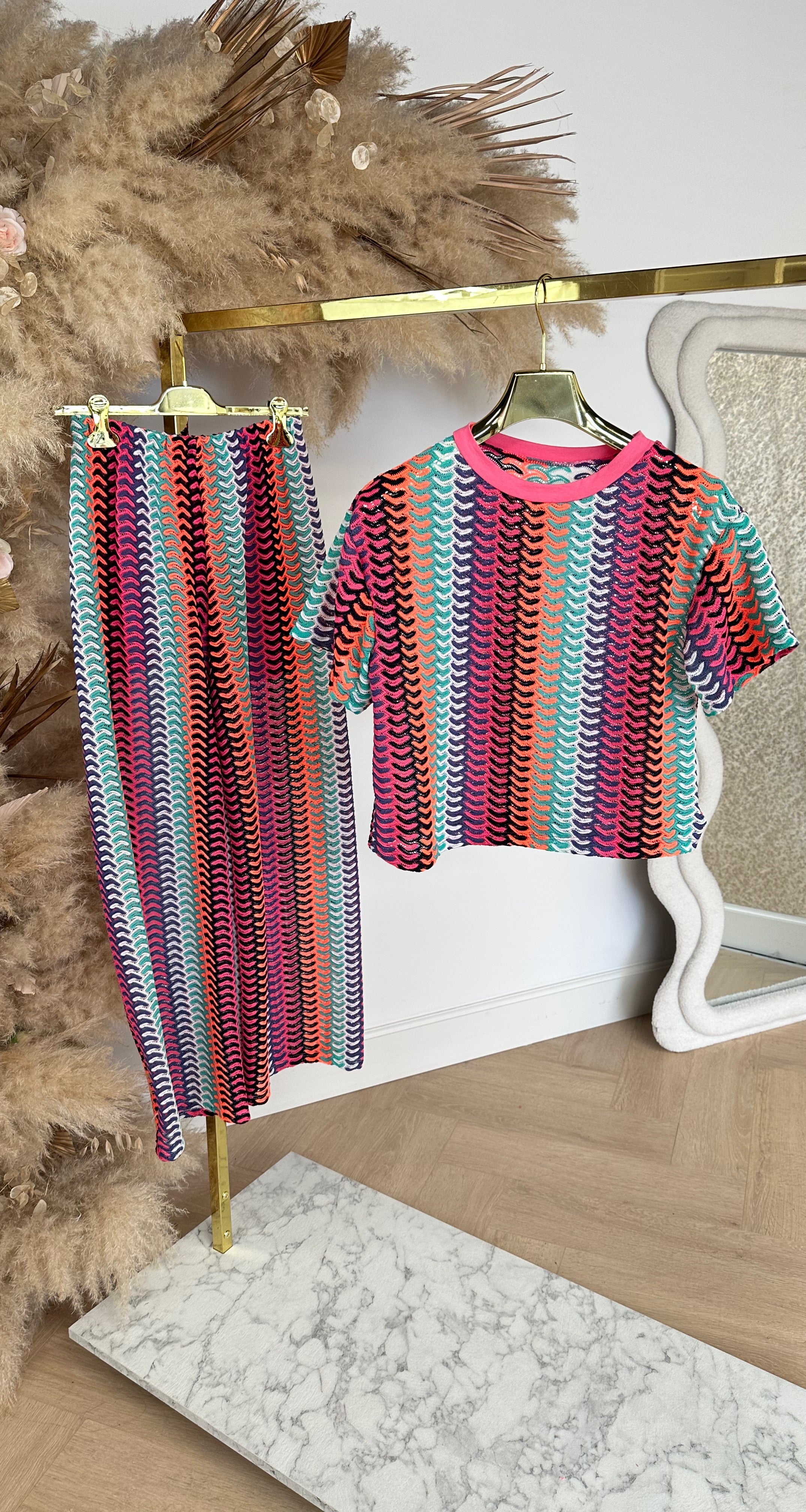 MISSONI PRINT SET PINK