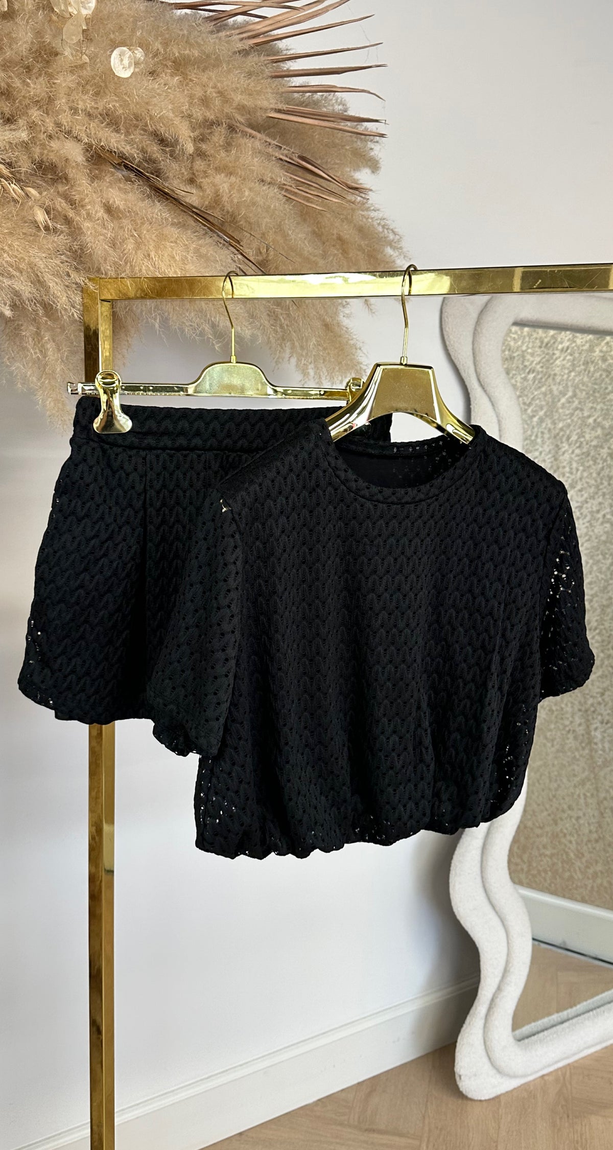 BASIC GEHAAKTE SET BLACK