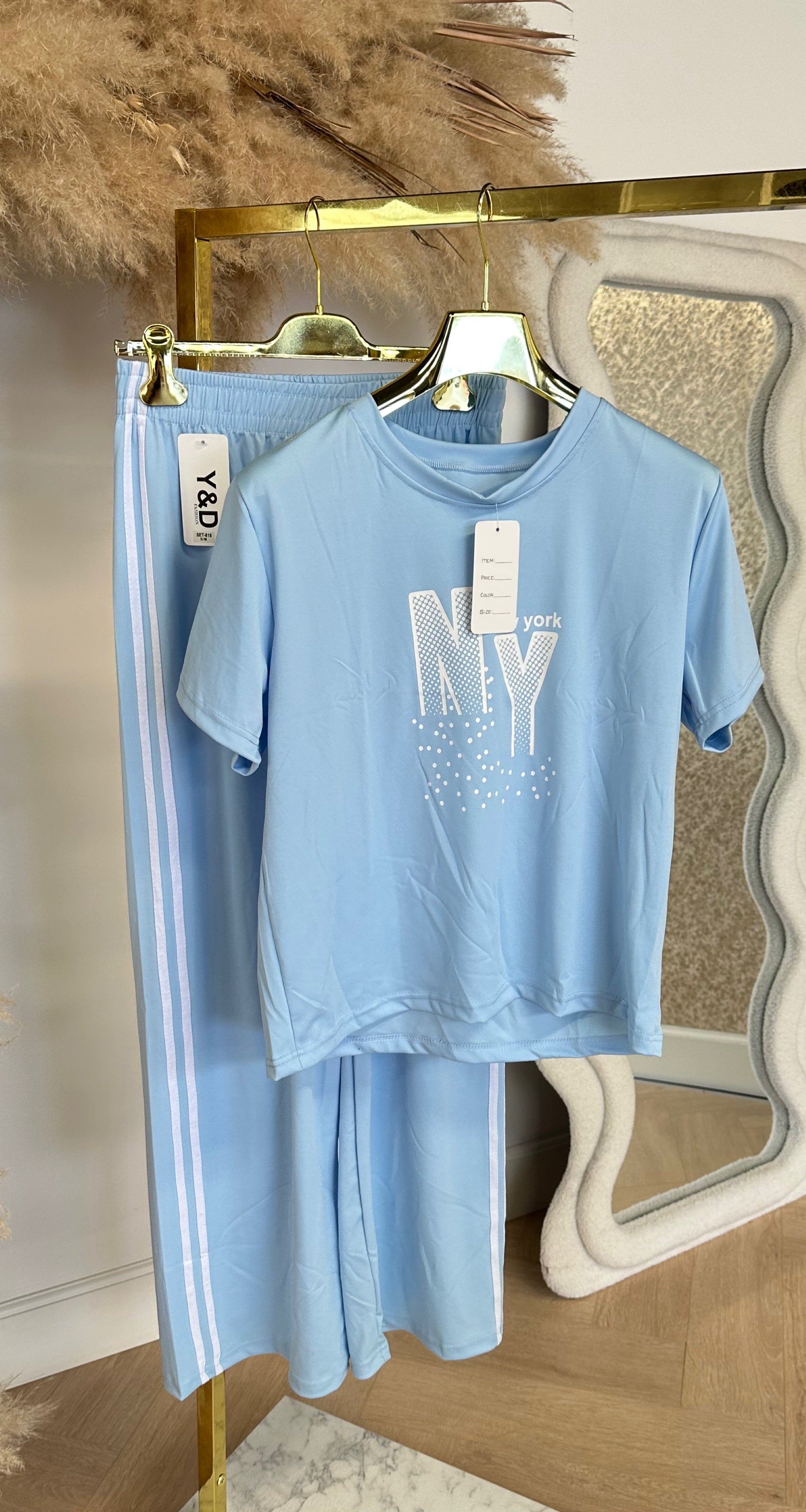 SPORTY NY TWO PIECE 818 ICEBLUE