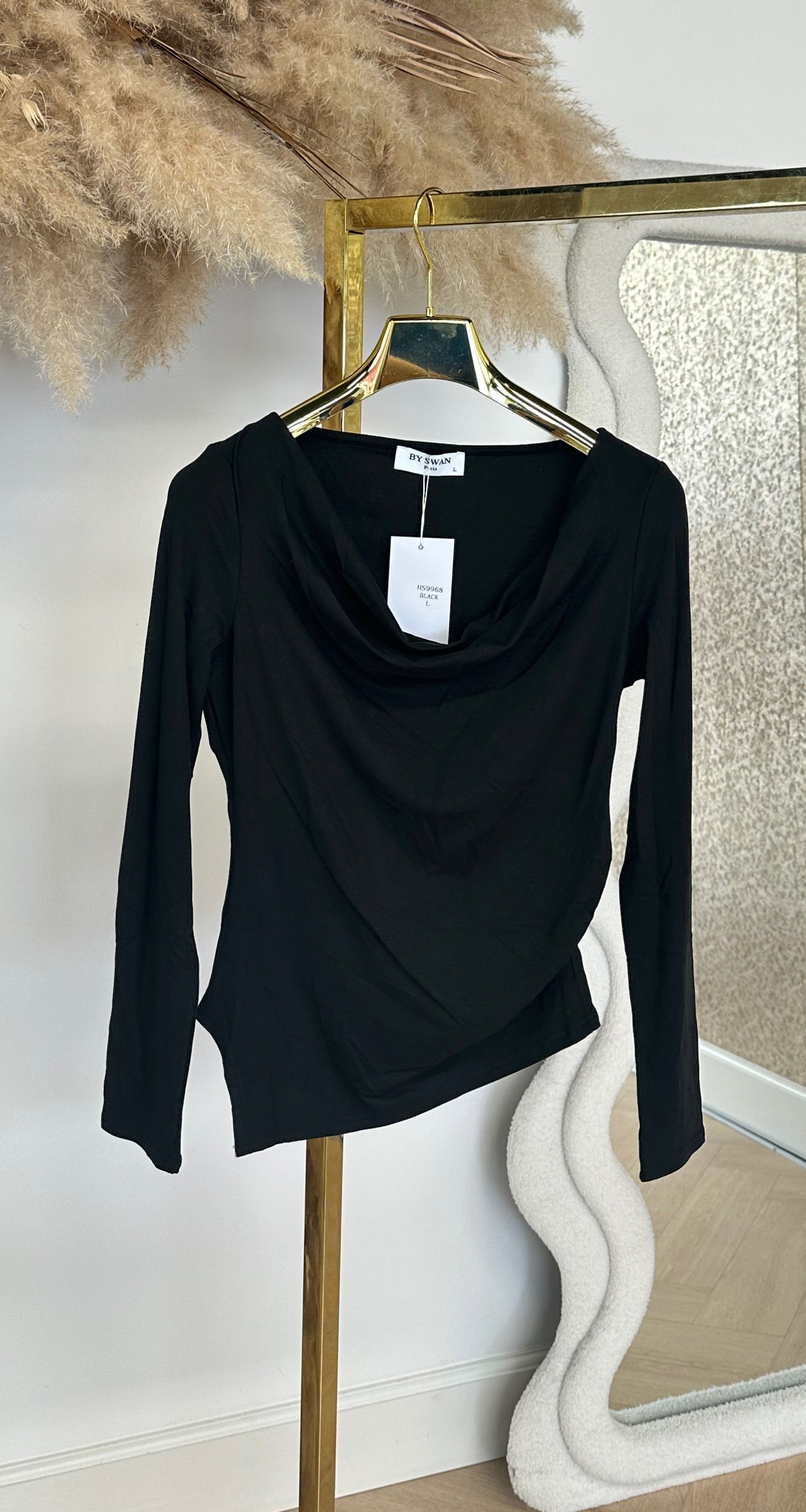 TESS LONGSLEEVE 9968 BLACK