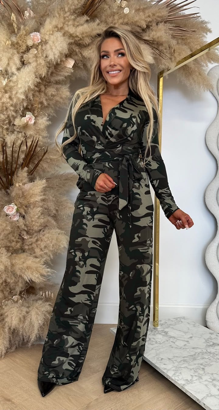 CHIC TRAVEL JUMPSUIT 7561 CAMO