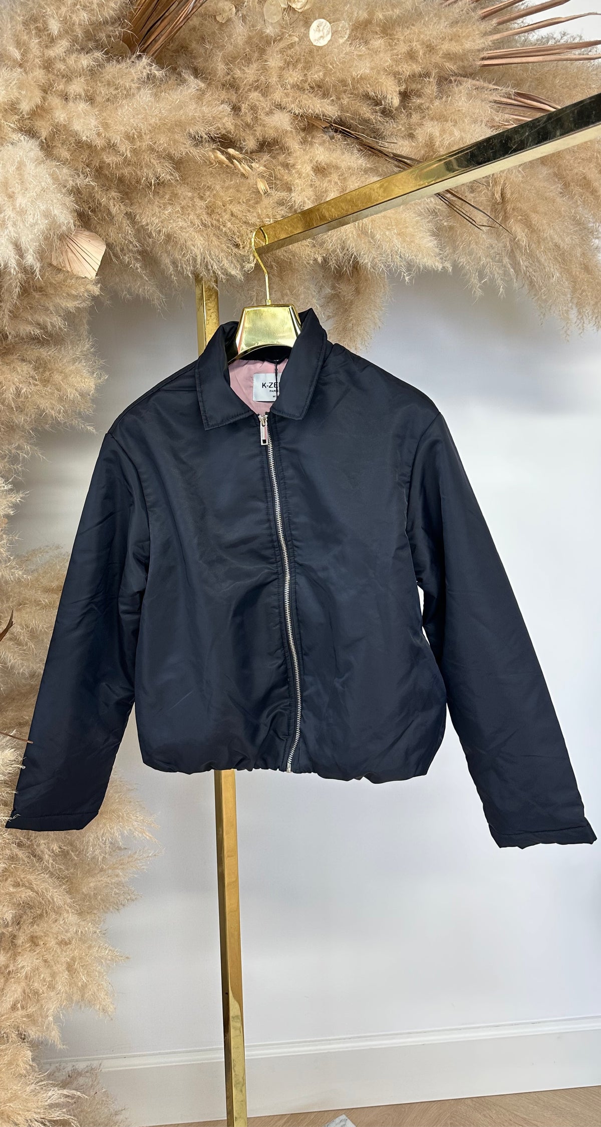 KELLY BASIC BOMBER JACKET 3593 BLACK