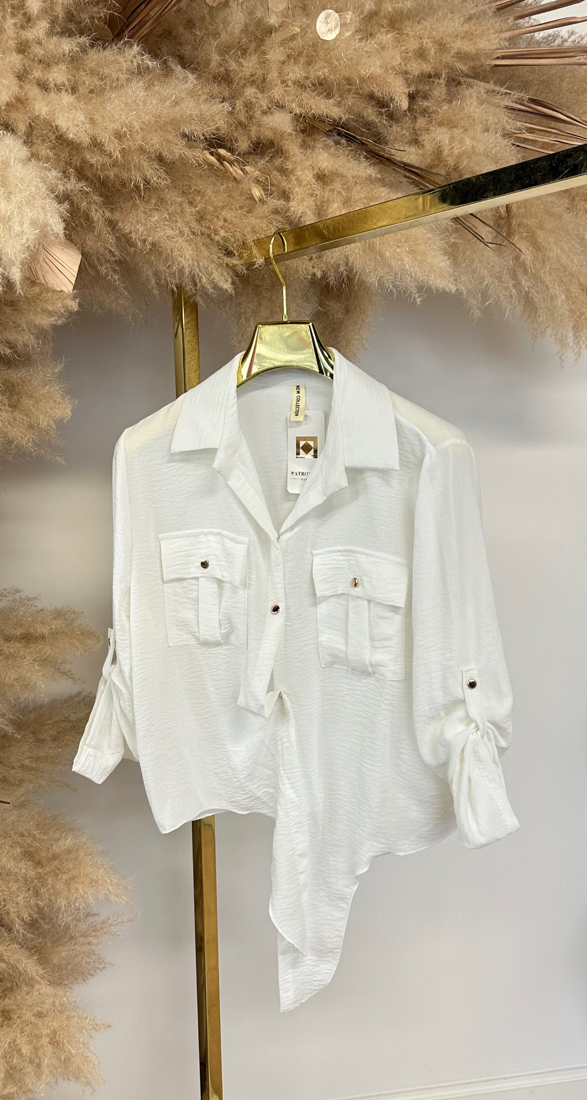 LARIS KNOOP BLOUSE OFFWHITE