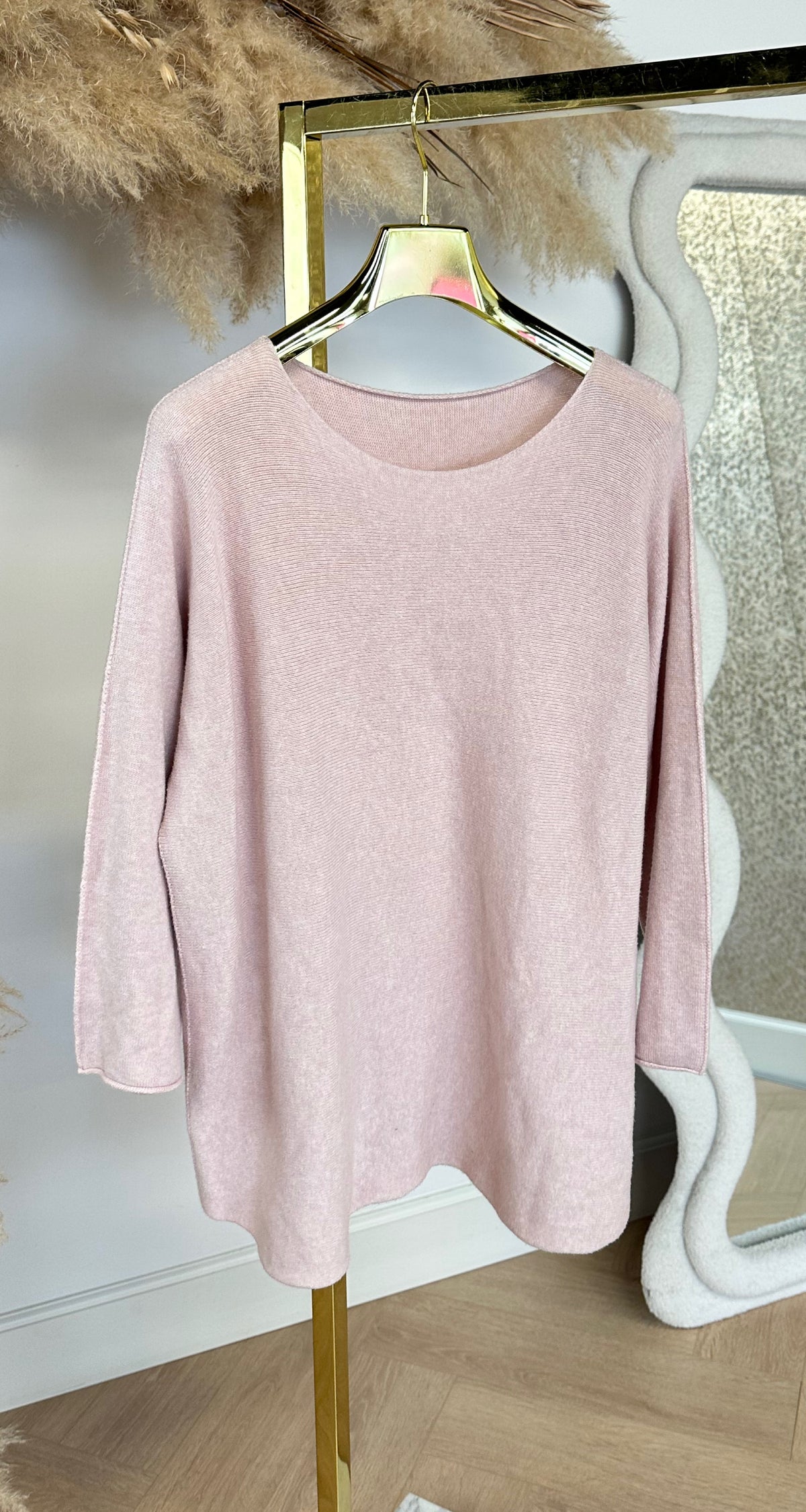 KIMMY SOFT LONG TOP SOFTPINK