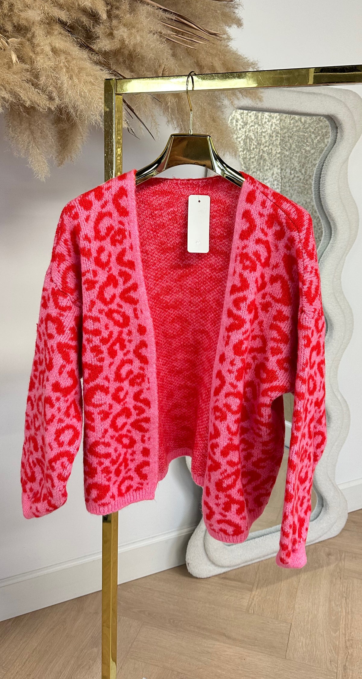 LEOPARD SOFT VESTJE 4537 RED
