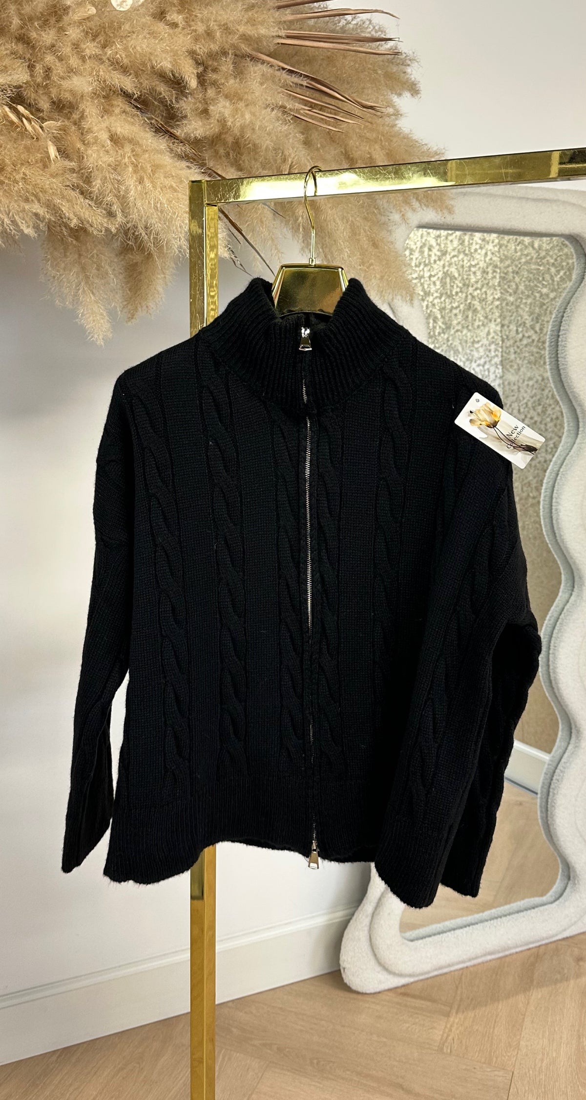 KABEL RITS VEST BLACK