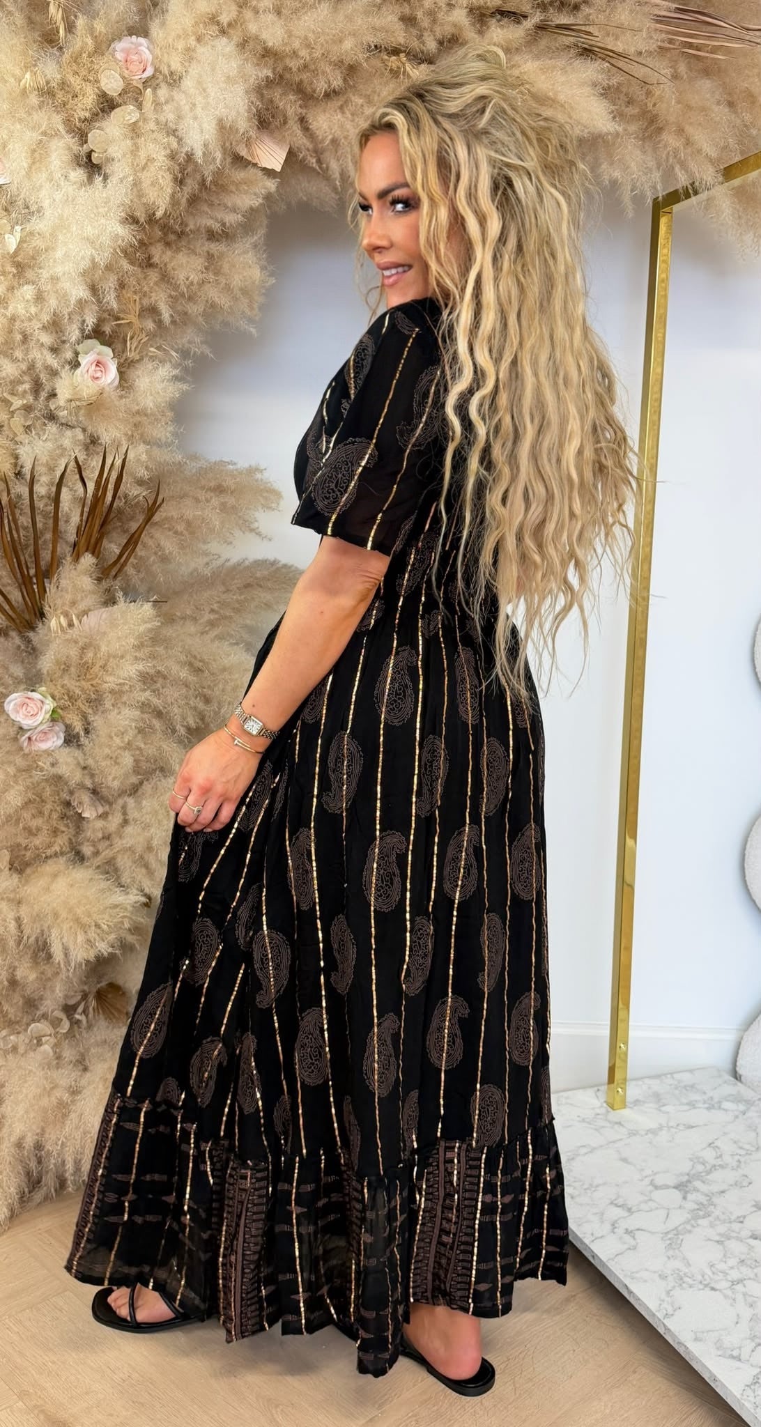 FEMME IBIZA DRESS 2002 BLACK